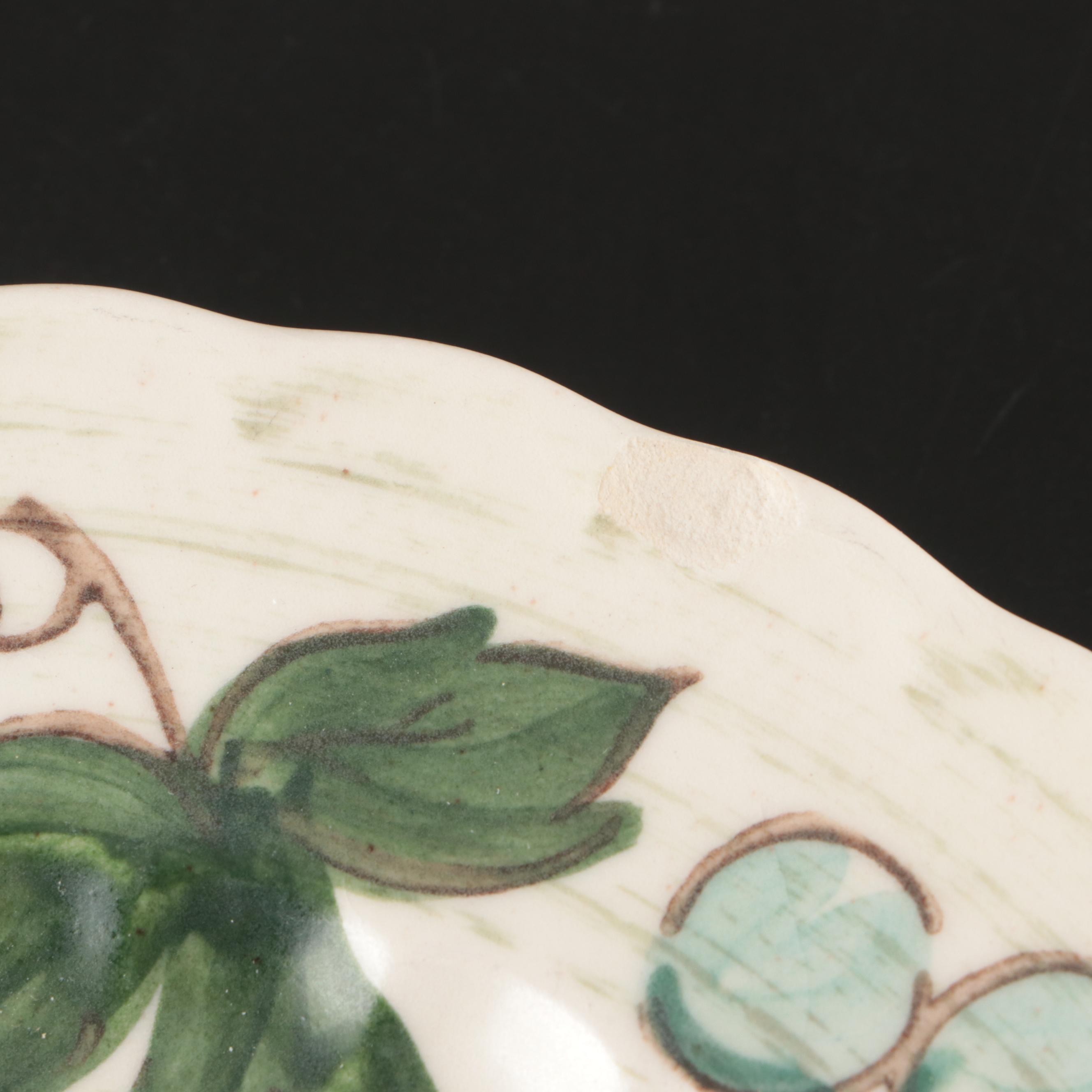 Vernon Ware by Metlox "Vineyard" Salad Plates, 1960-1980