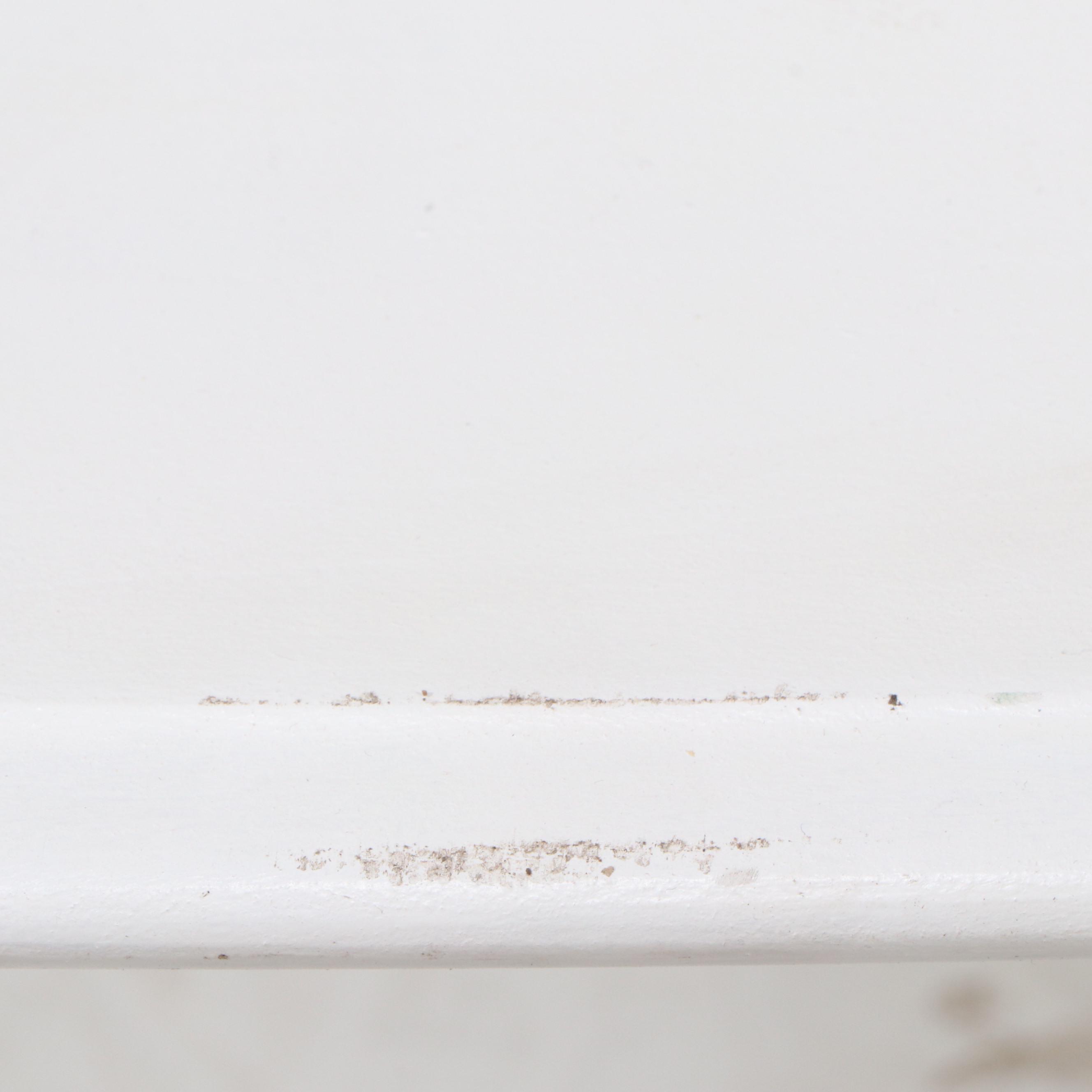 Queen Anne Style White-Painted Wood Coffee Table