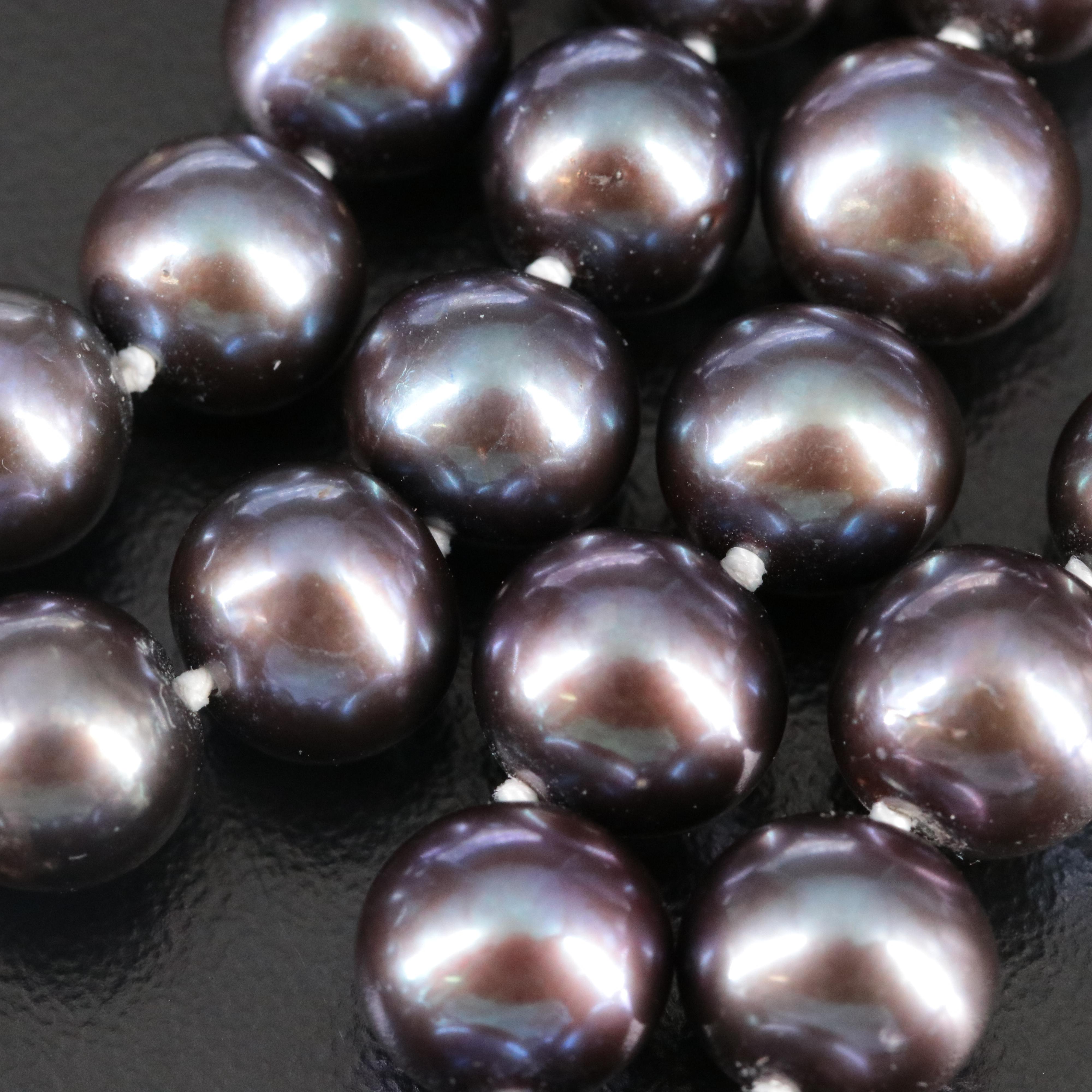 Pearl Necklace with 14K Clasp