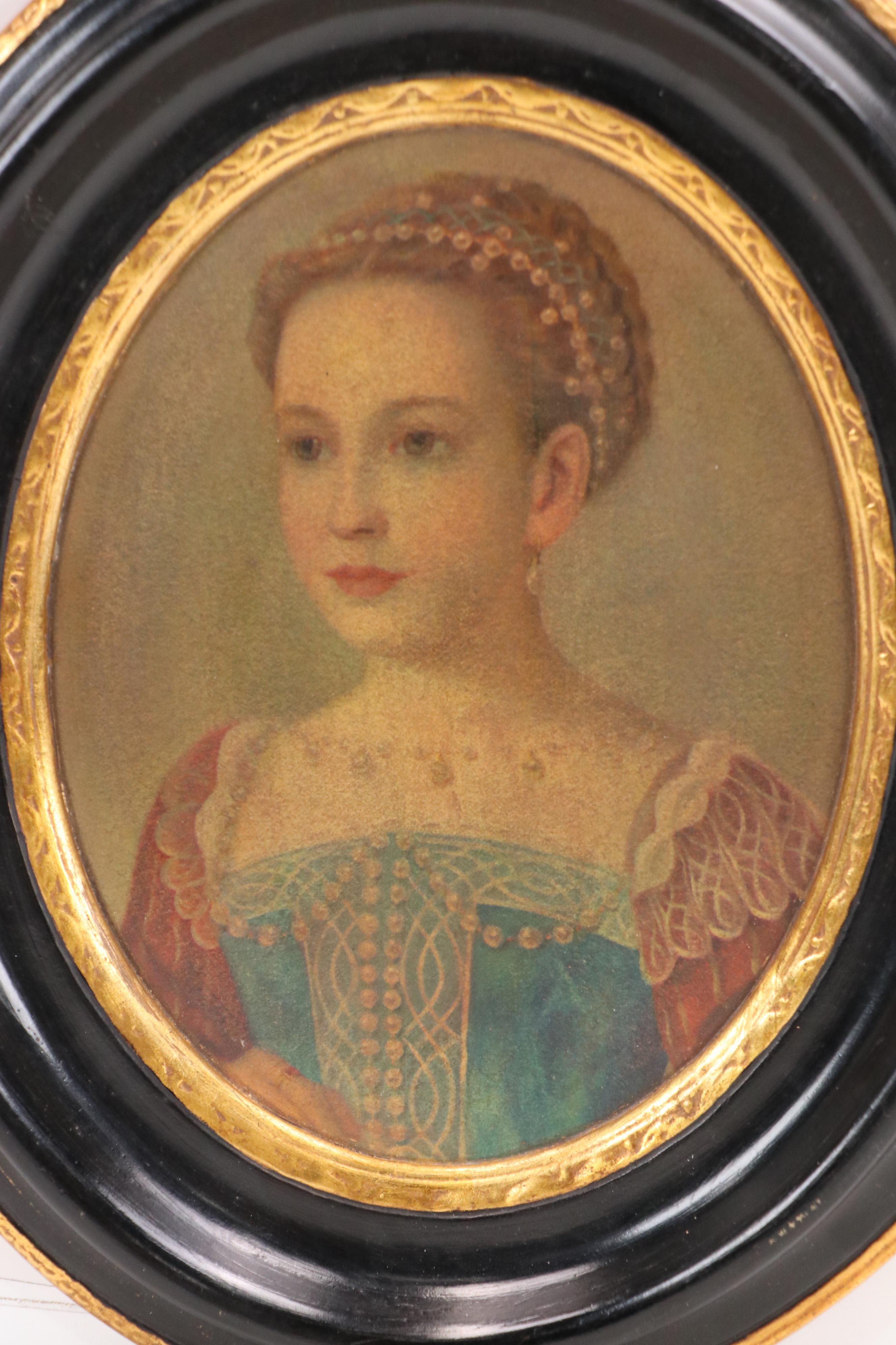 European Monarchical Chromolithographs of King Edward VI and Margaret of Valois