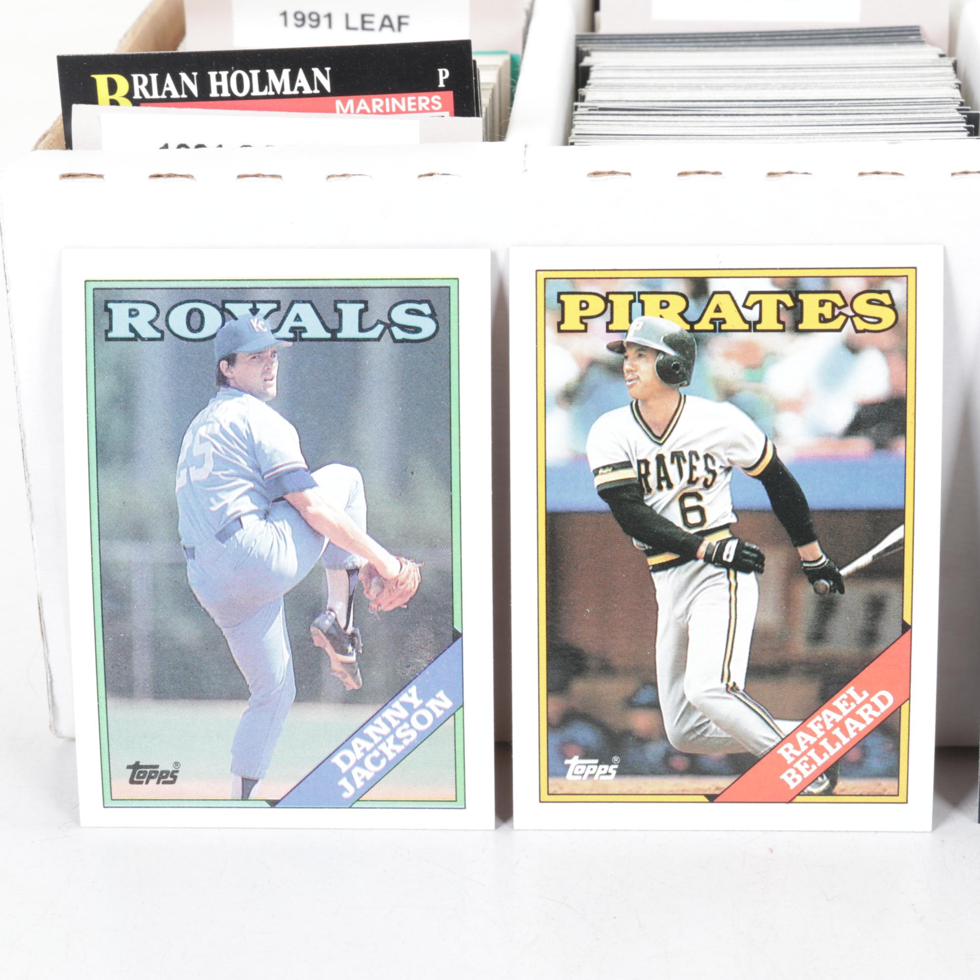 Topps, Fleer & Donruss Baseball Card Collection, 1986-1988