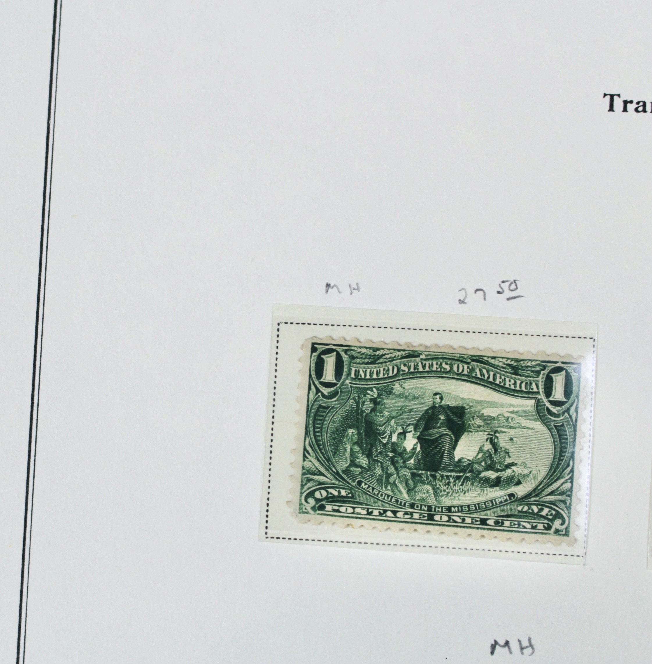 Six Mint Condition 1898 Trans-Mississippi Exposition Postage Stamps