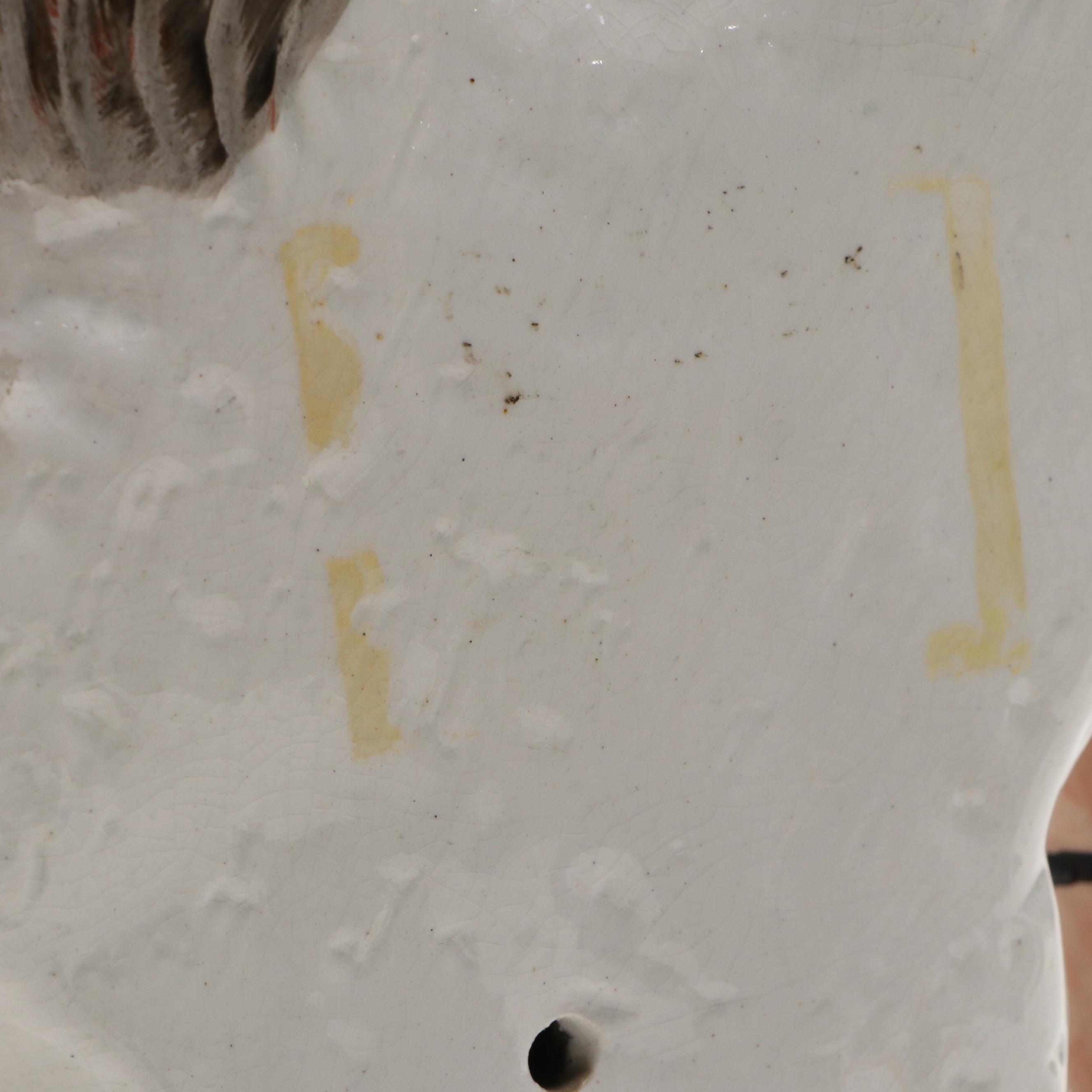 Staffordshire Samson and The Lion Flatback Figure, Mid to Late 19th Century