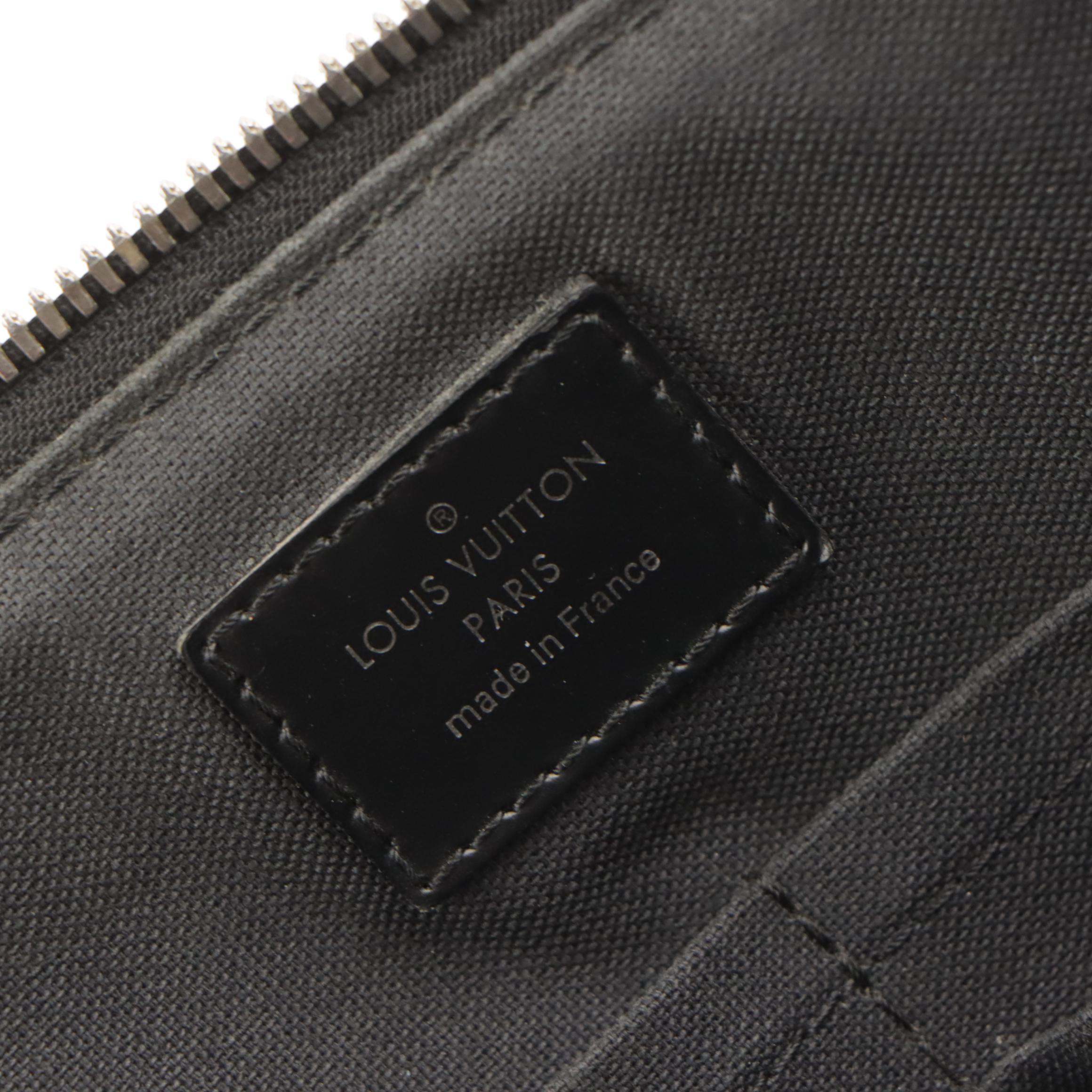 Louis Vuitton Porte-Documents Jour in Damier Graphite Canvas and Leather