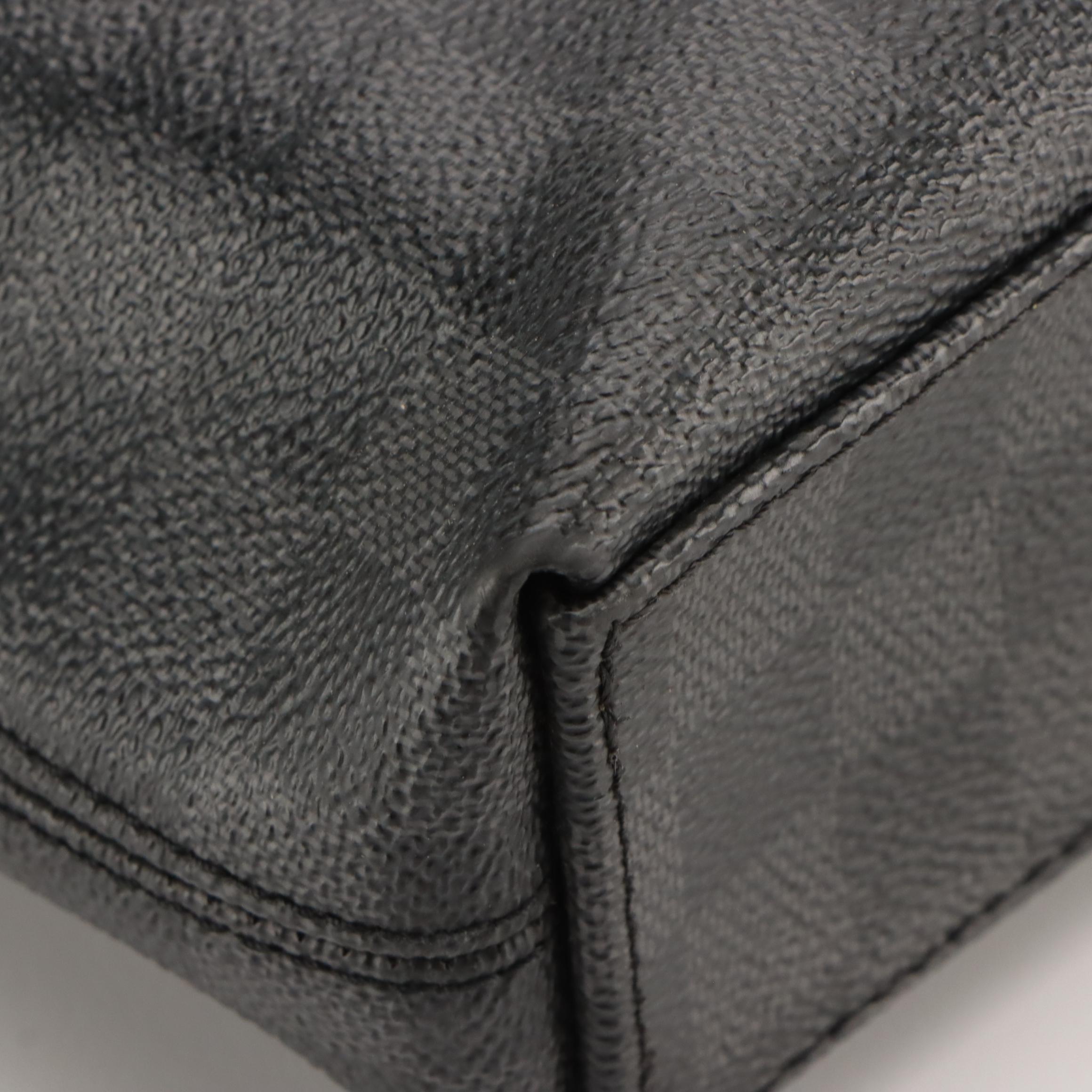 Louis Vuitton Porte-Documents Jour in Damier Graphite Canvas and Leather