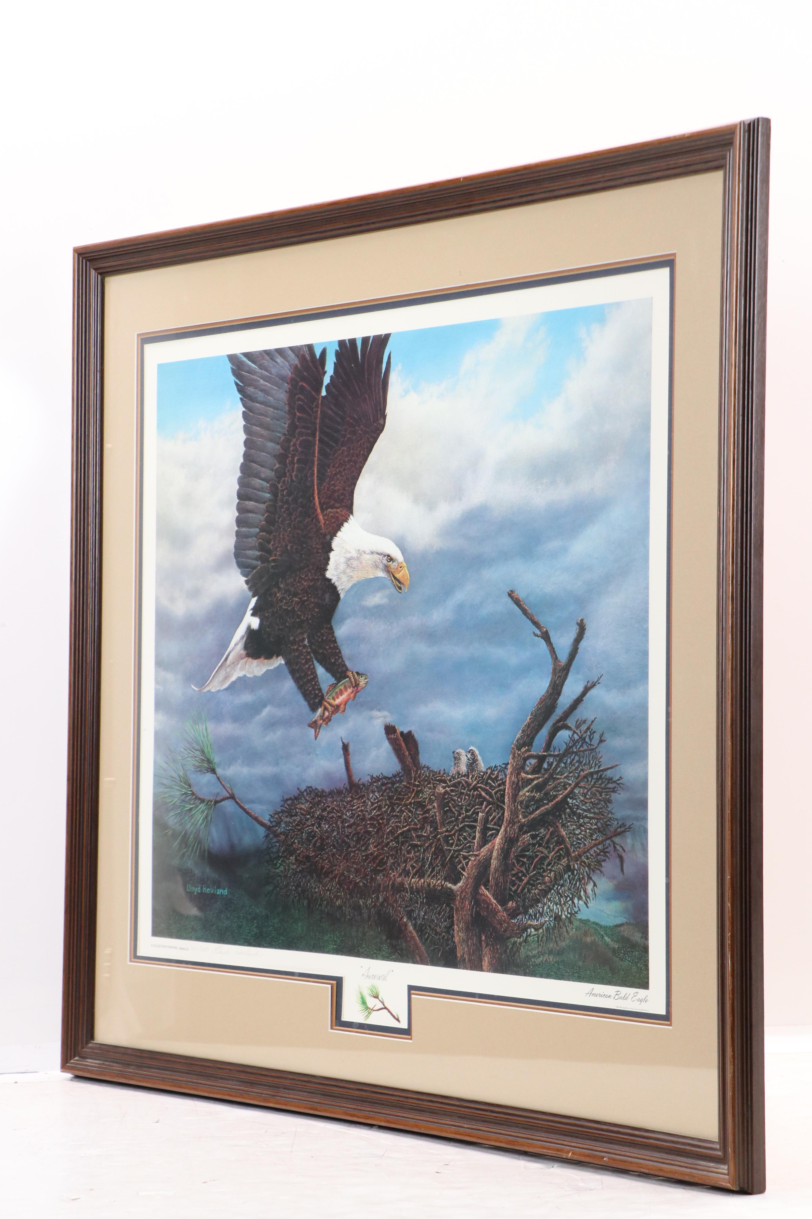 Lloyd Hovland Offset Lithograph "Survival"