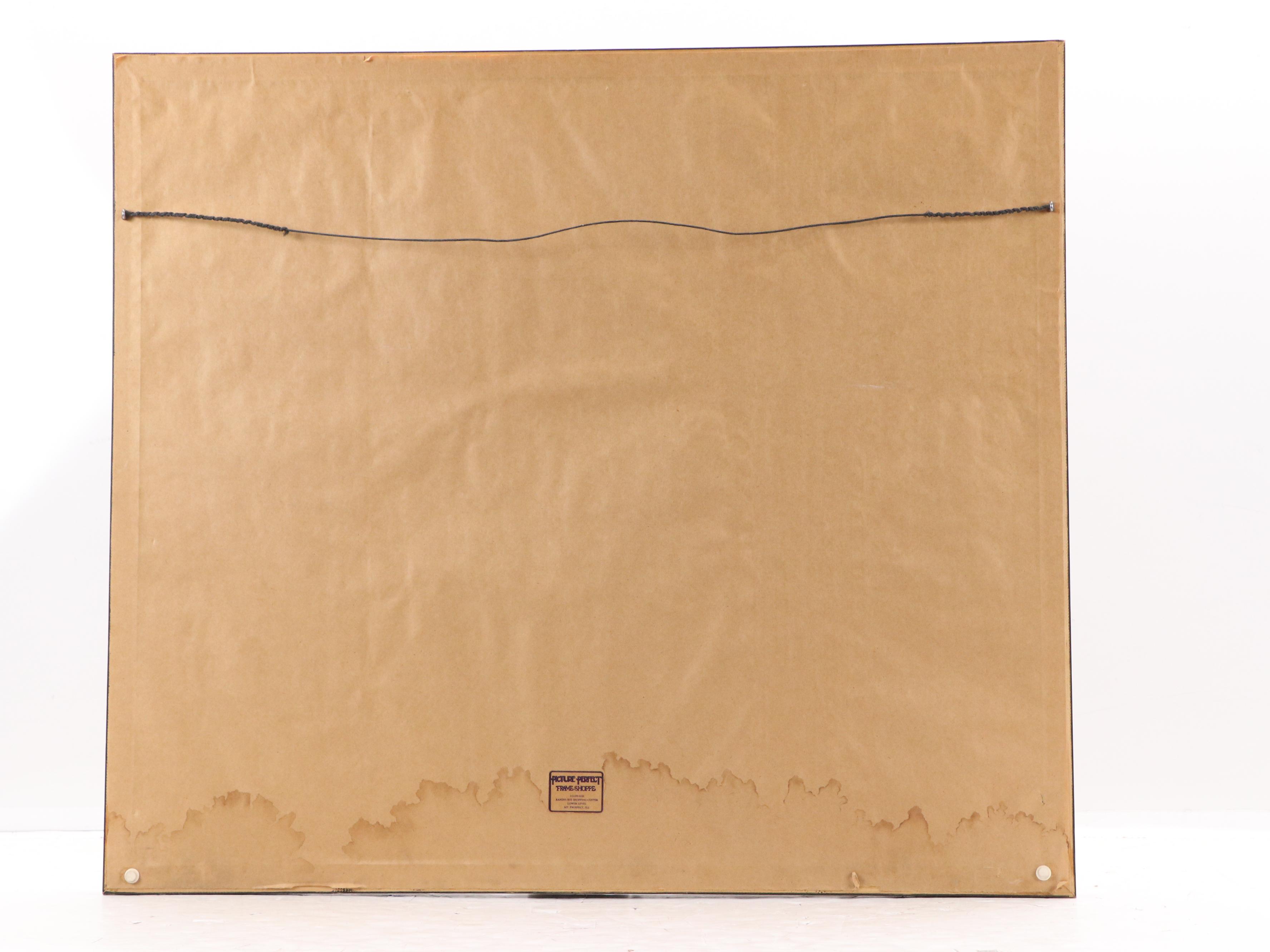 Lloyd Hovland Offset Lithograph "Survival"