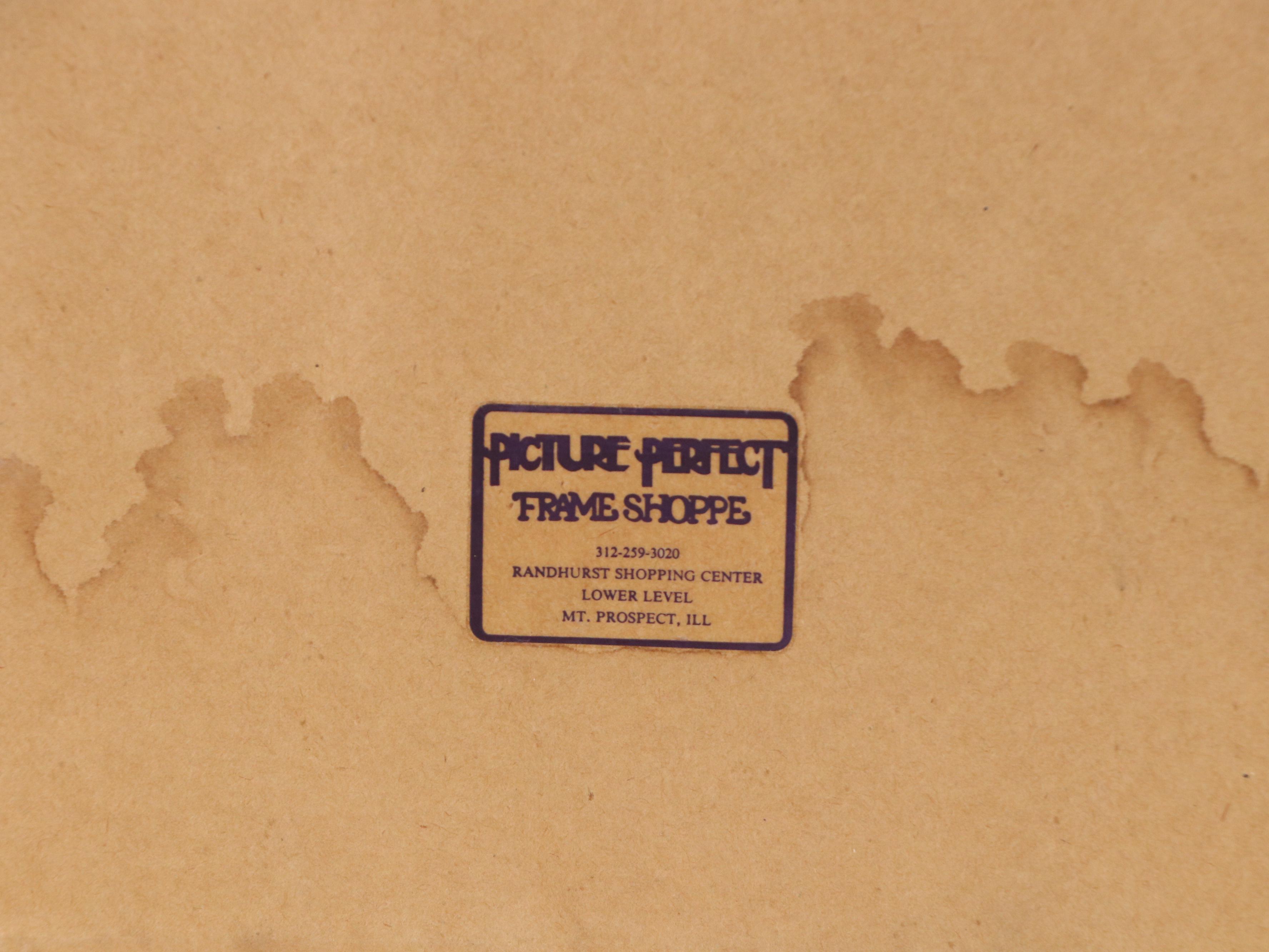 Lloyd Hovland Offset Lithograph "Survival"