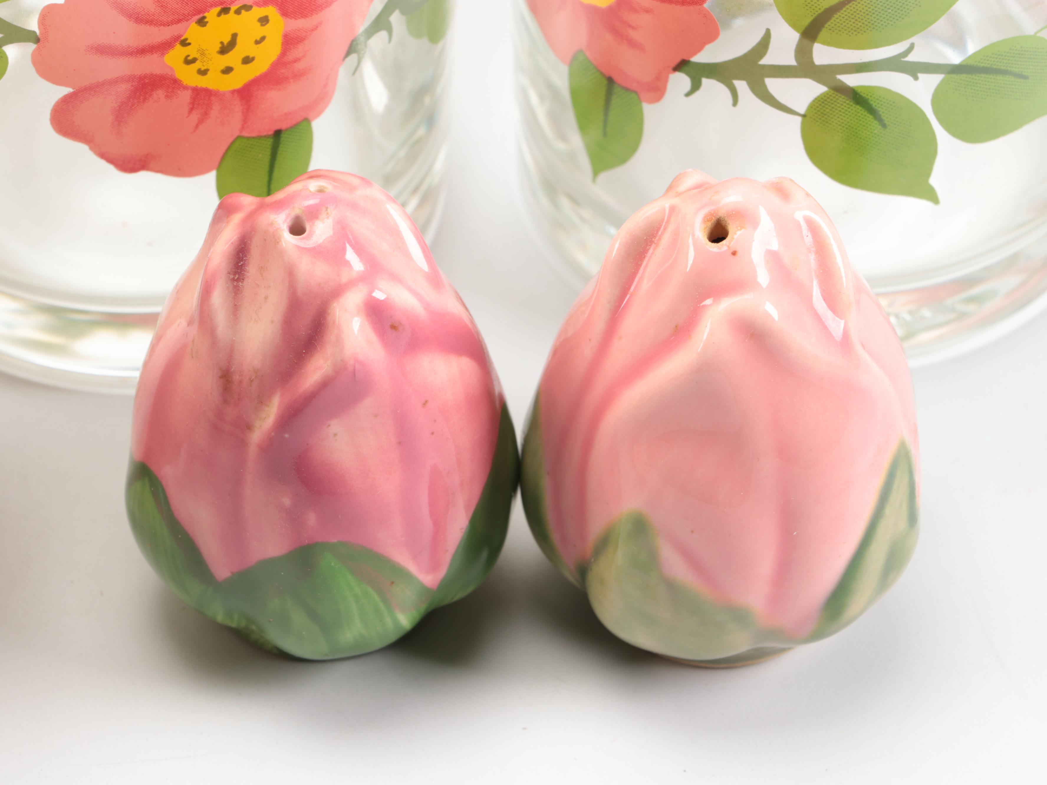 Franciscan "Dessert Rose" Tableware and Accessories, Mid to Late 20th Century