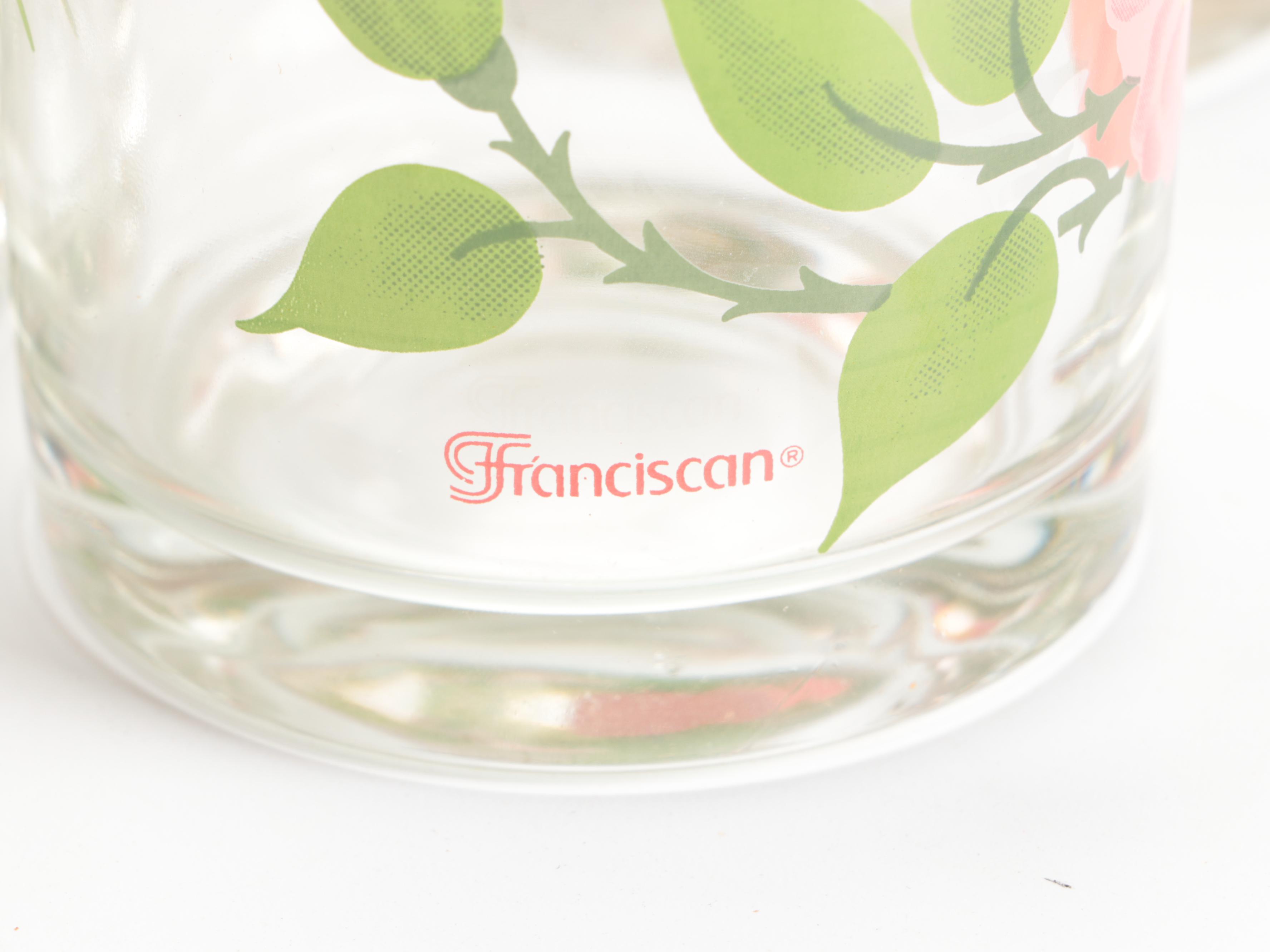 Franciscan "Dessert Rose" Tableware and Accessories, Mid to Late 20th Century