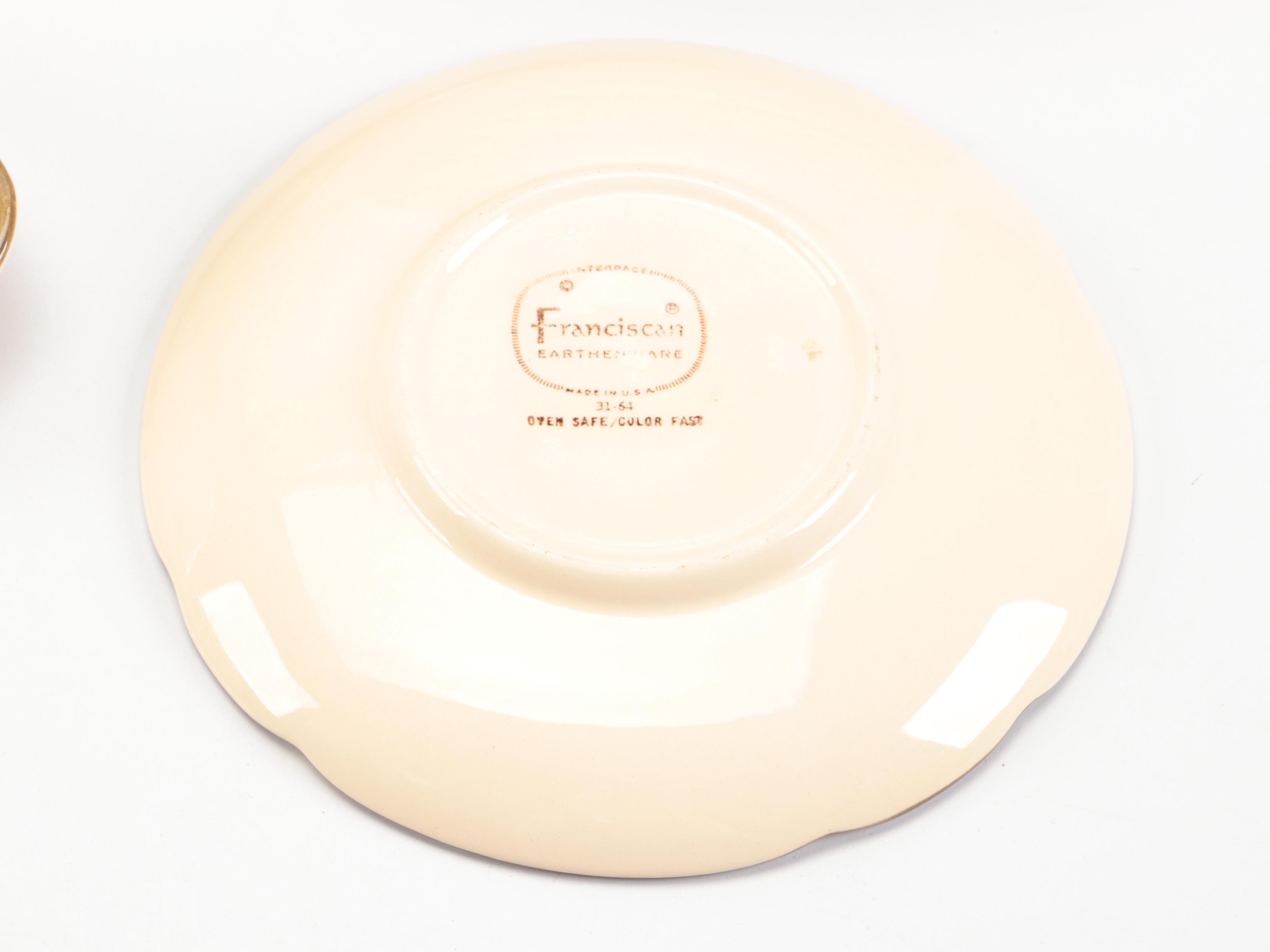 Franciscan "Dessert Rose" Tableware and Accessories, Mid to Late 20th Century