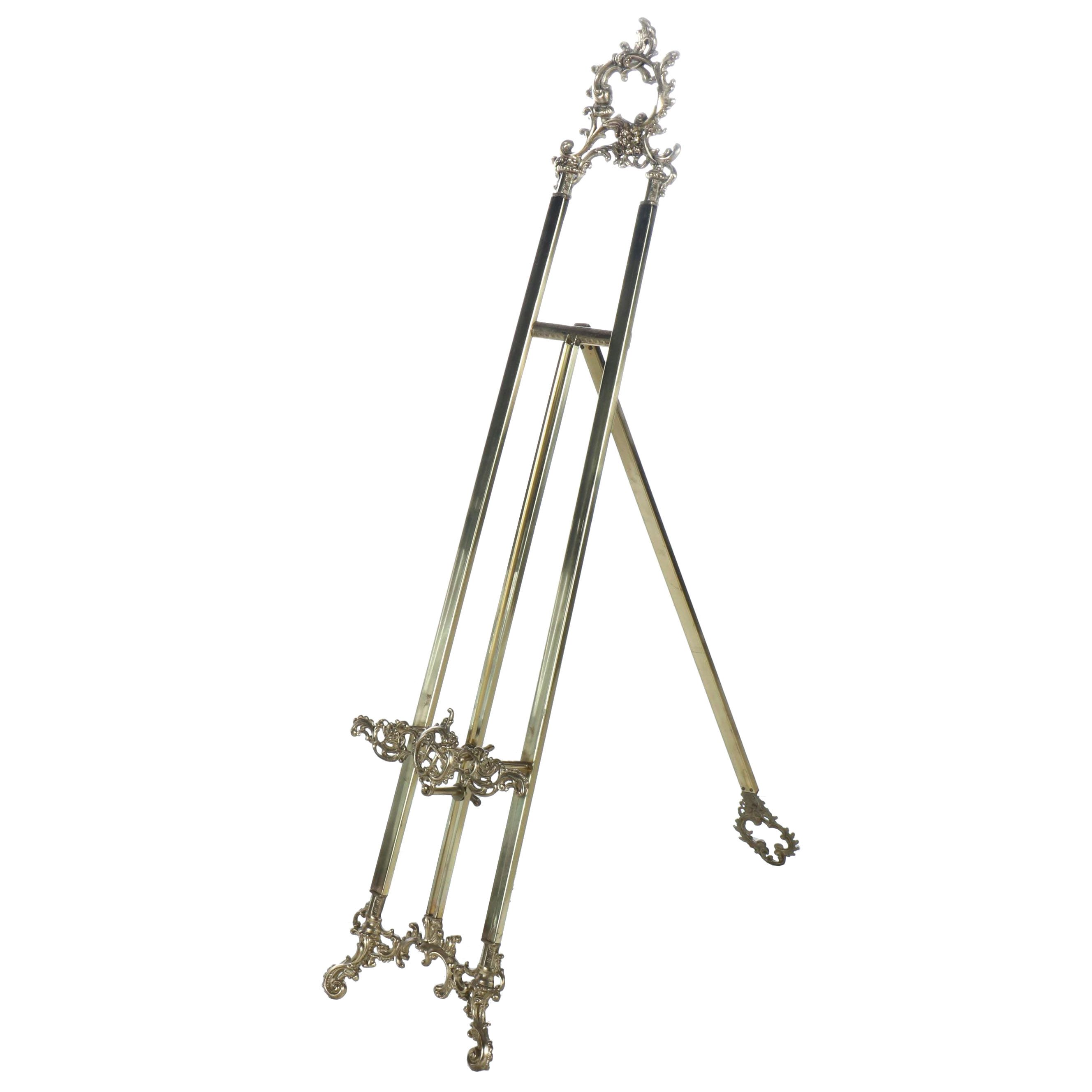 Rococo Style Brass Art Easel