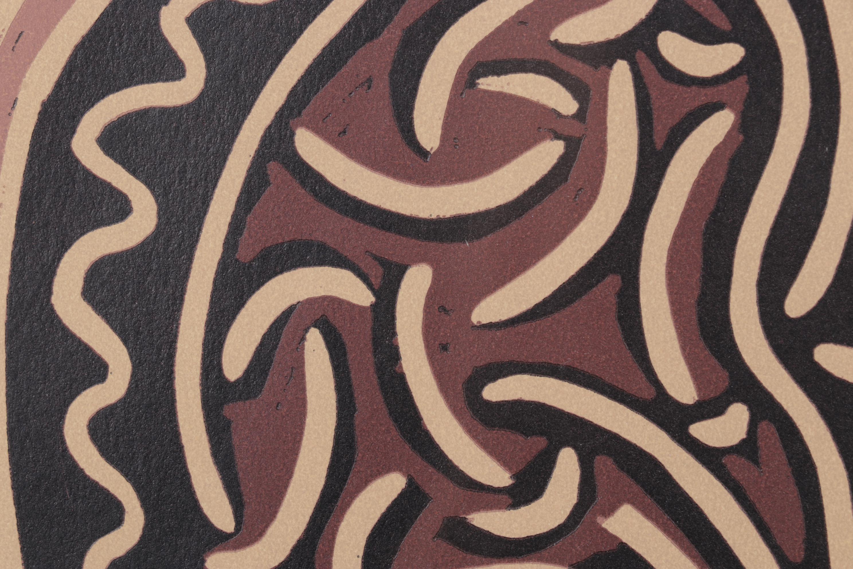 Pablo Picasso Linoleum Cut "Flower Vase," 1962