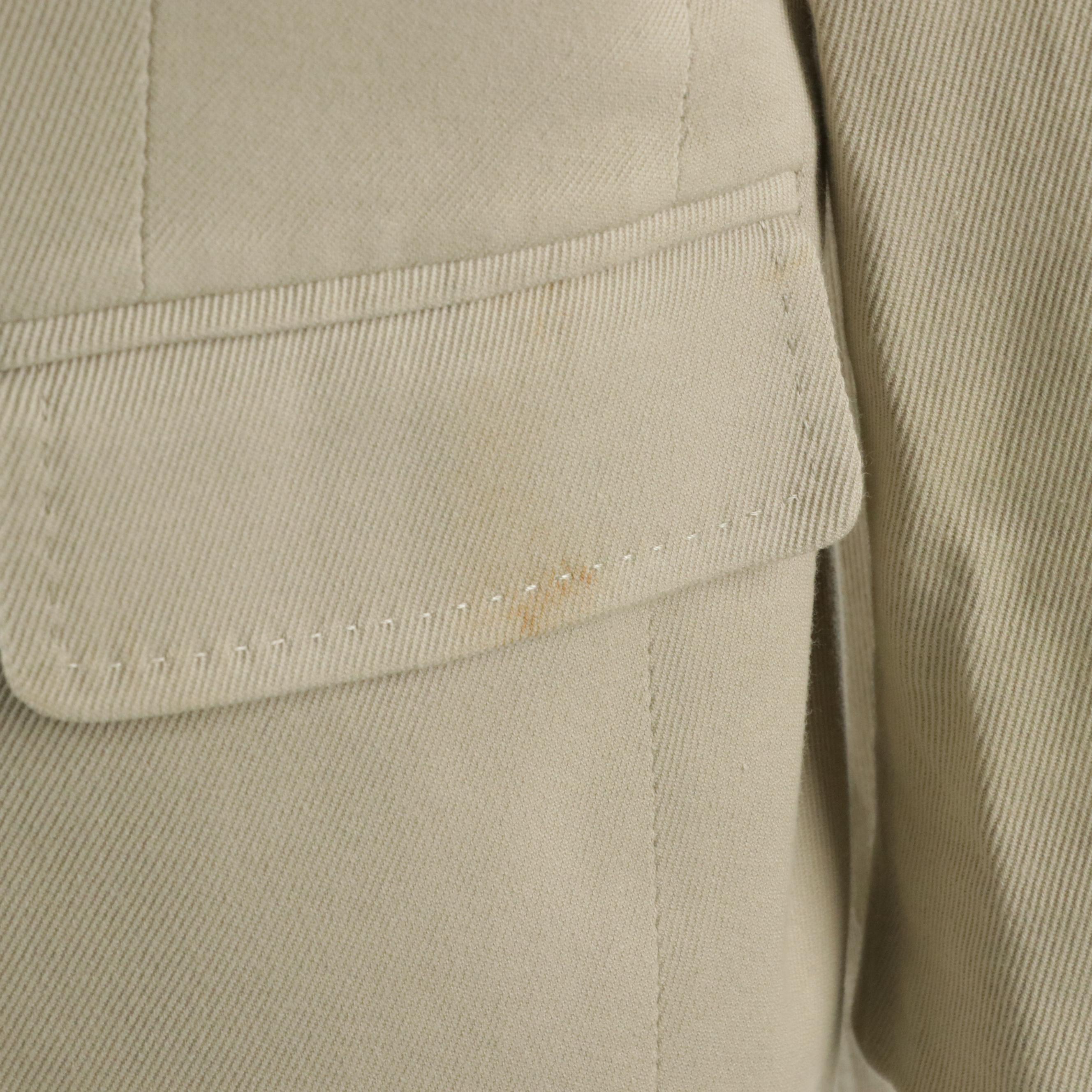 Escada Silk Satin Cami and Single-Button Jacket with Detachable Collar