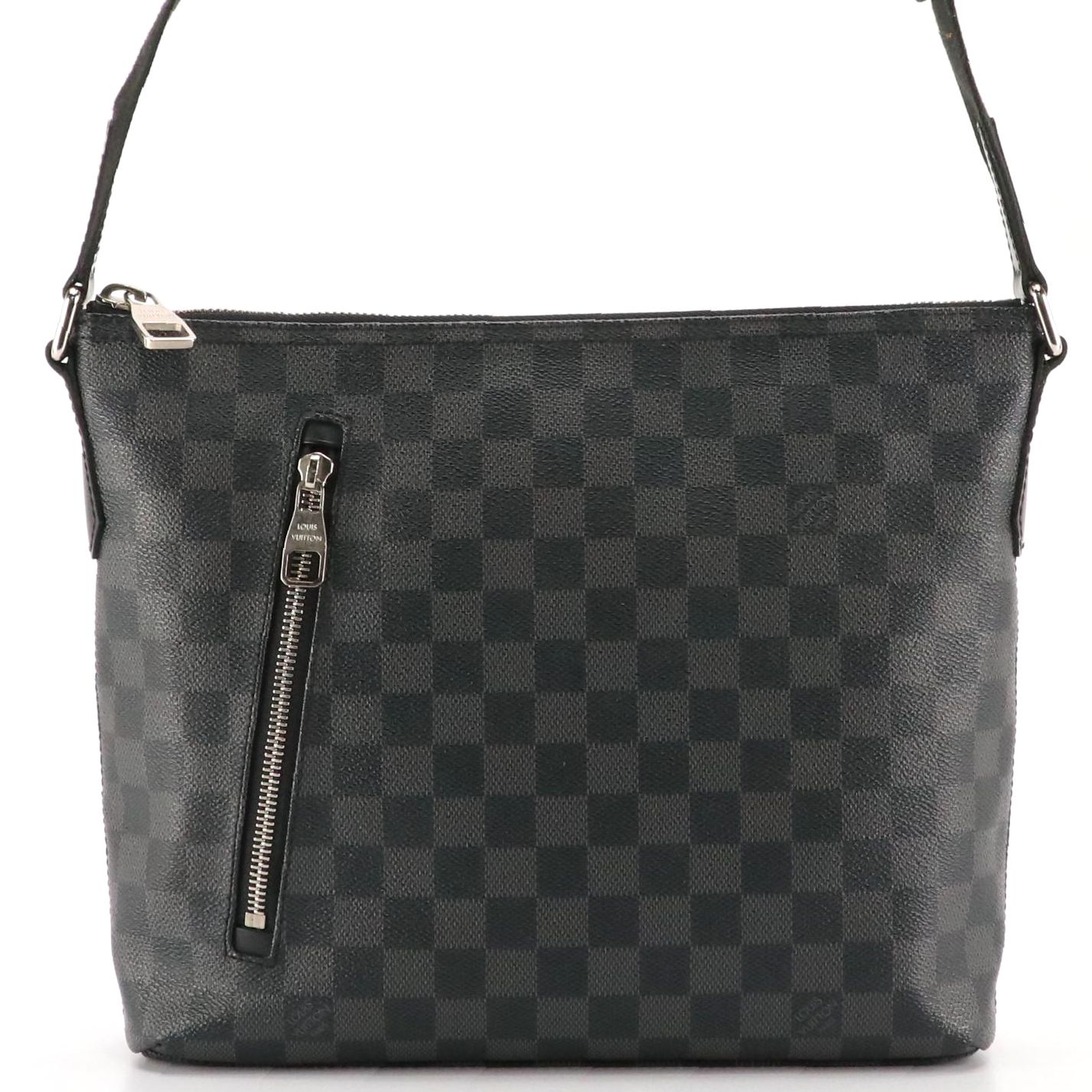Louis Vuitton Mick PM Messenger Bag in Damier Graphite Coated Canvas/Leather