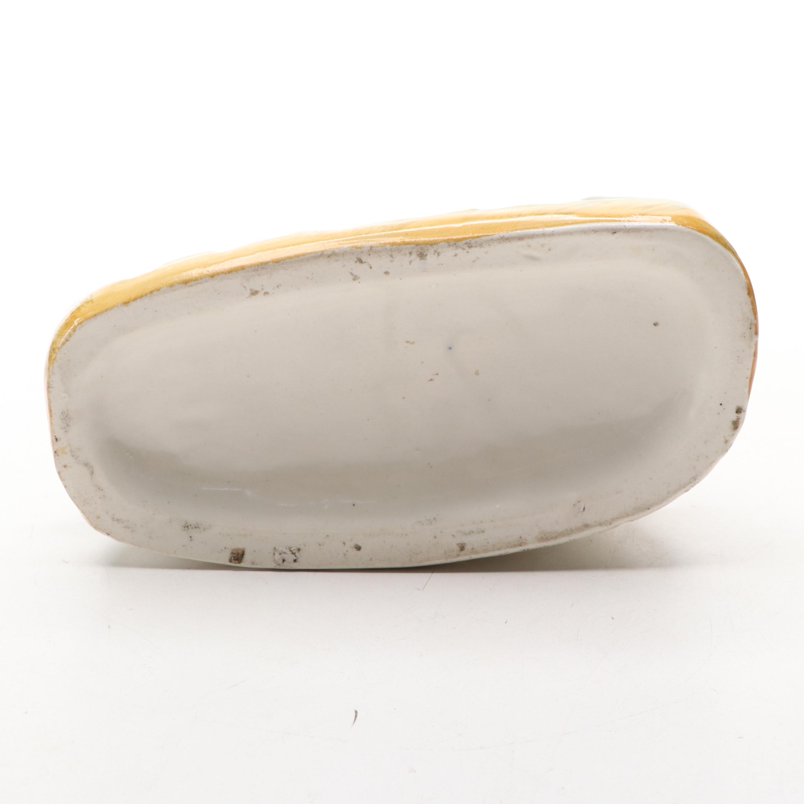 Staffordshire Recumbent and Standing Greyhounds Spill Vase, Late 19th Century