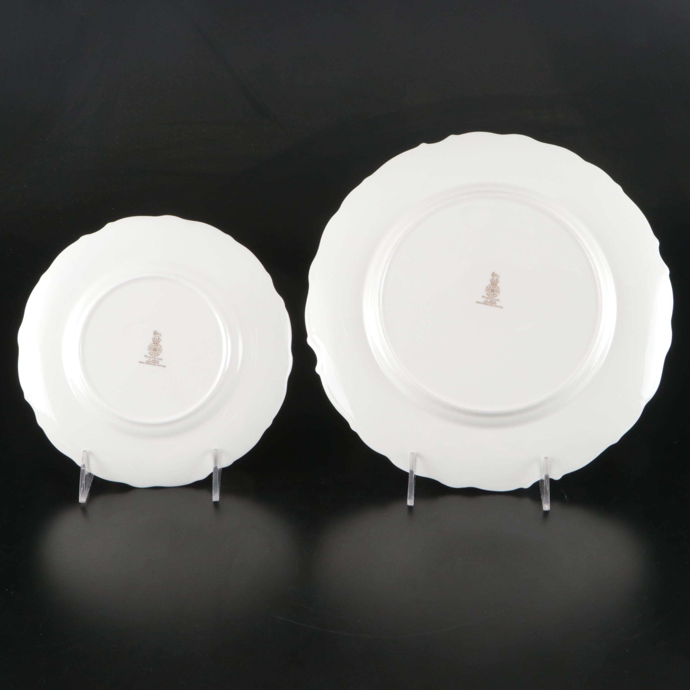 Royal Doulton "Monteigne" Bone China Plates and Tea Accesories