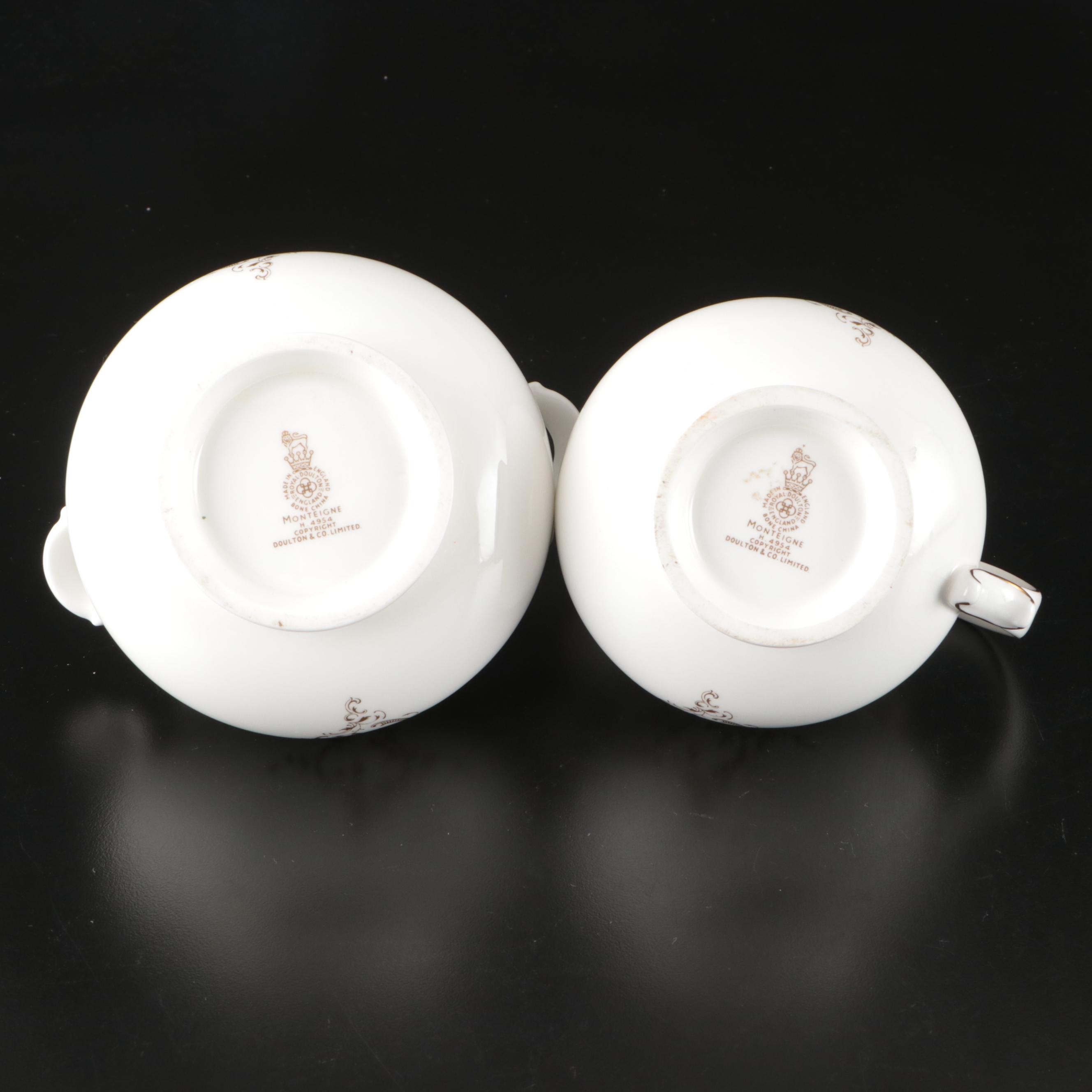 Royal Doulton "Monteigne" Bone China Plates and Tea Accesories