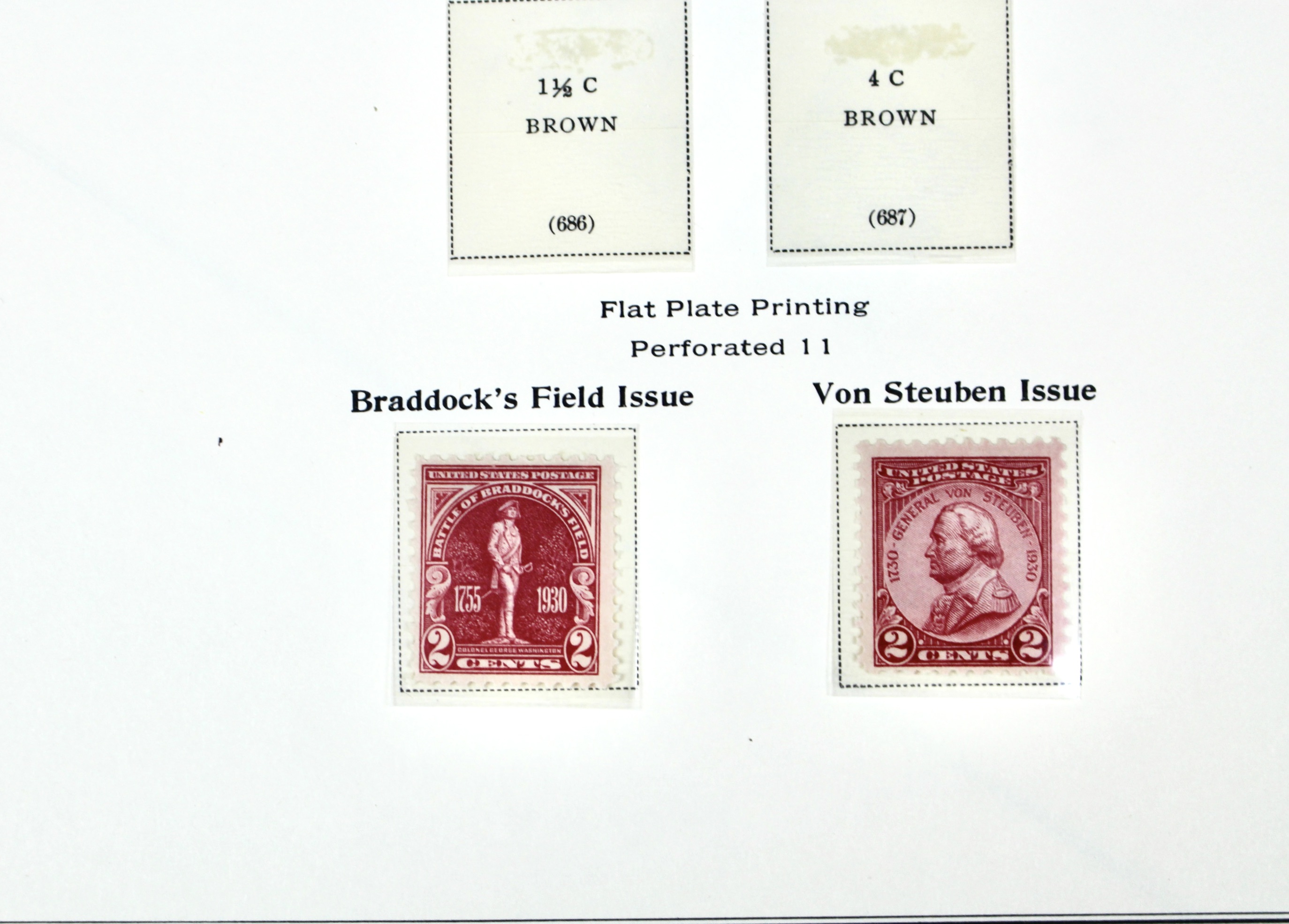 Mint Condition U.S. Postage Stamp Collection, 1919 to 1932