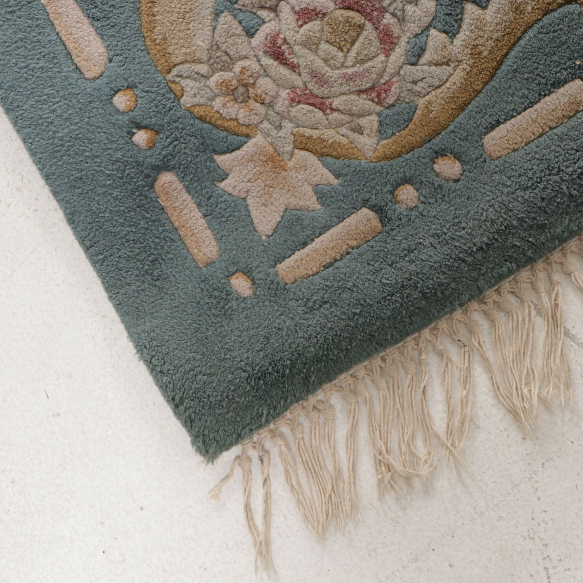 8' x 11' Hand-Tufted Splender Collection Chinese Area Rug