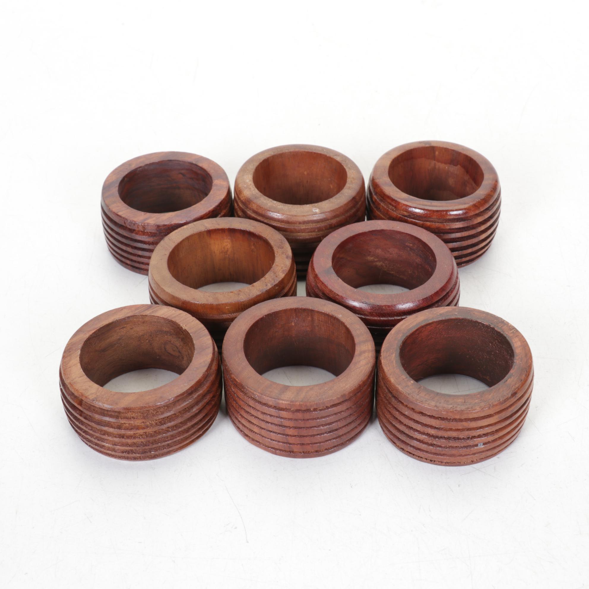 Tropical Hardwood  Two-Handled Tray with Wood Salt and Pepper and More