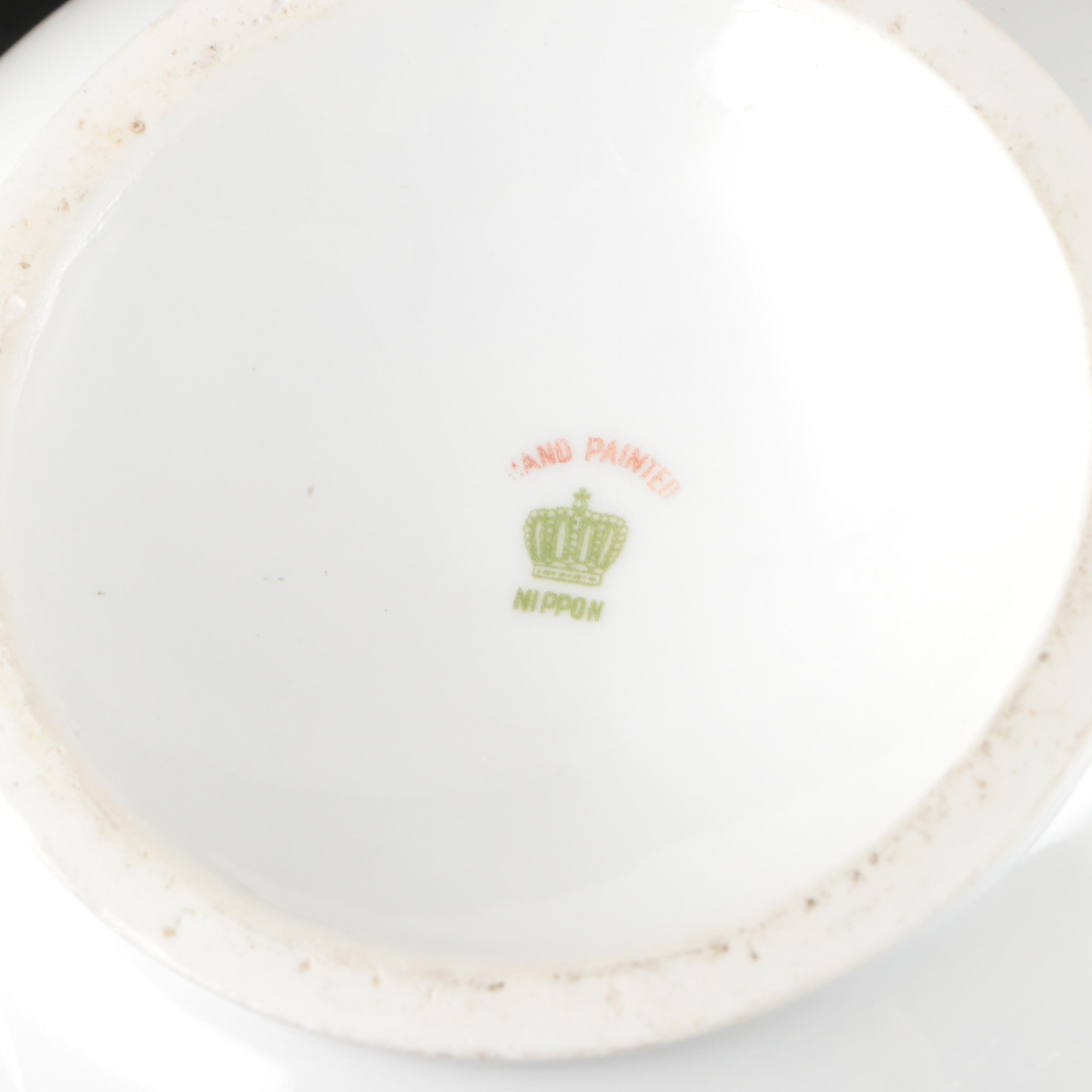 Meito Tea Set with Heinrich & Co. Art Deco Style Tea Set and Tableware