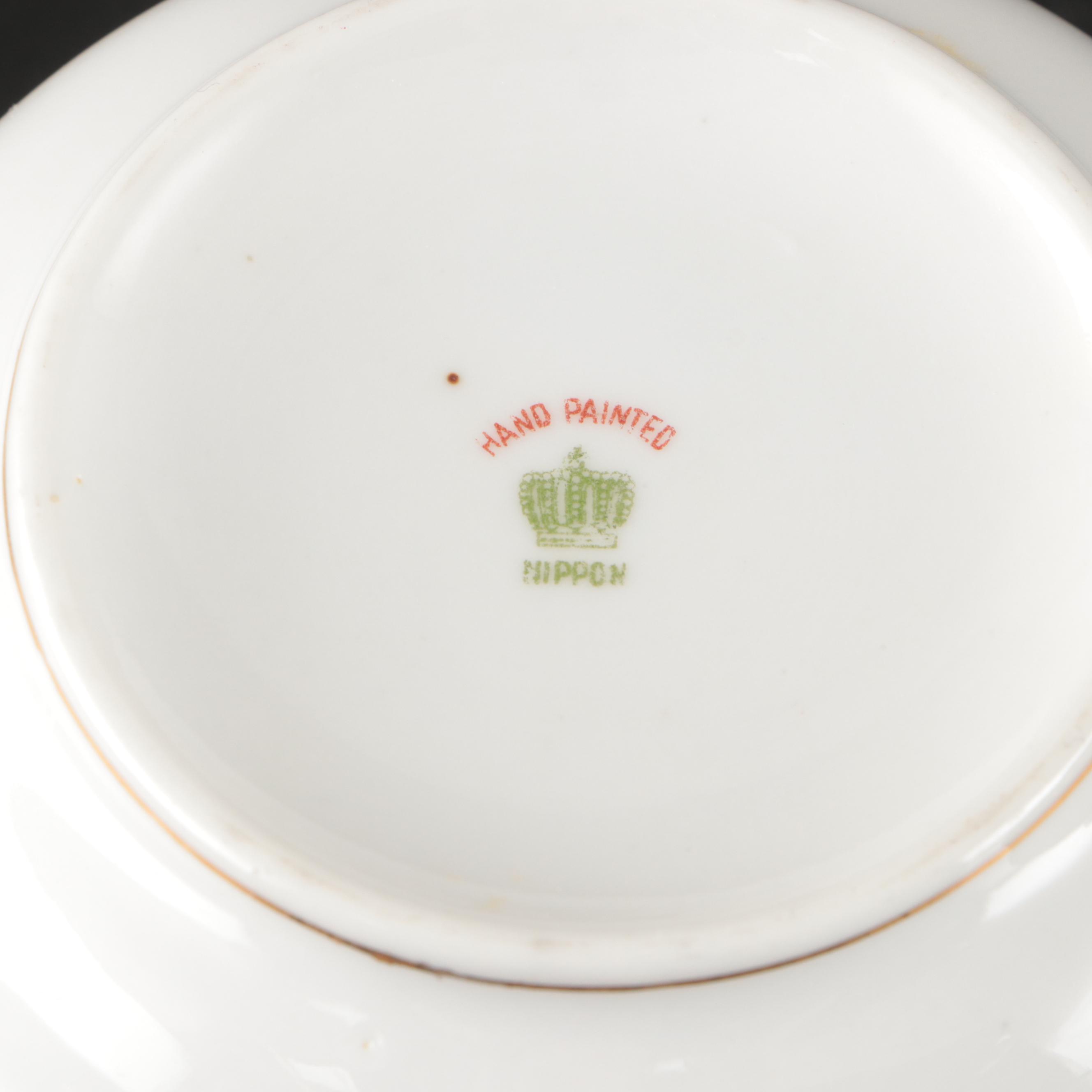 Meito Tea Set with Heinrich & Co. Art Deco Style Tea Set and Tableware