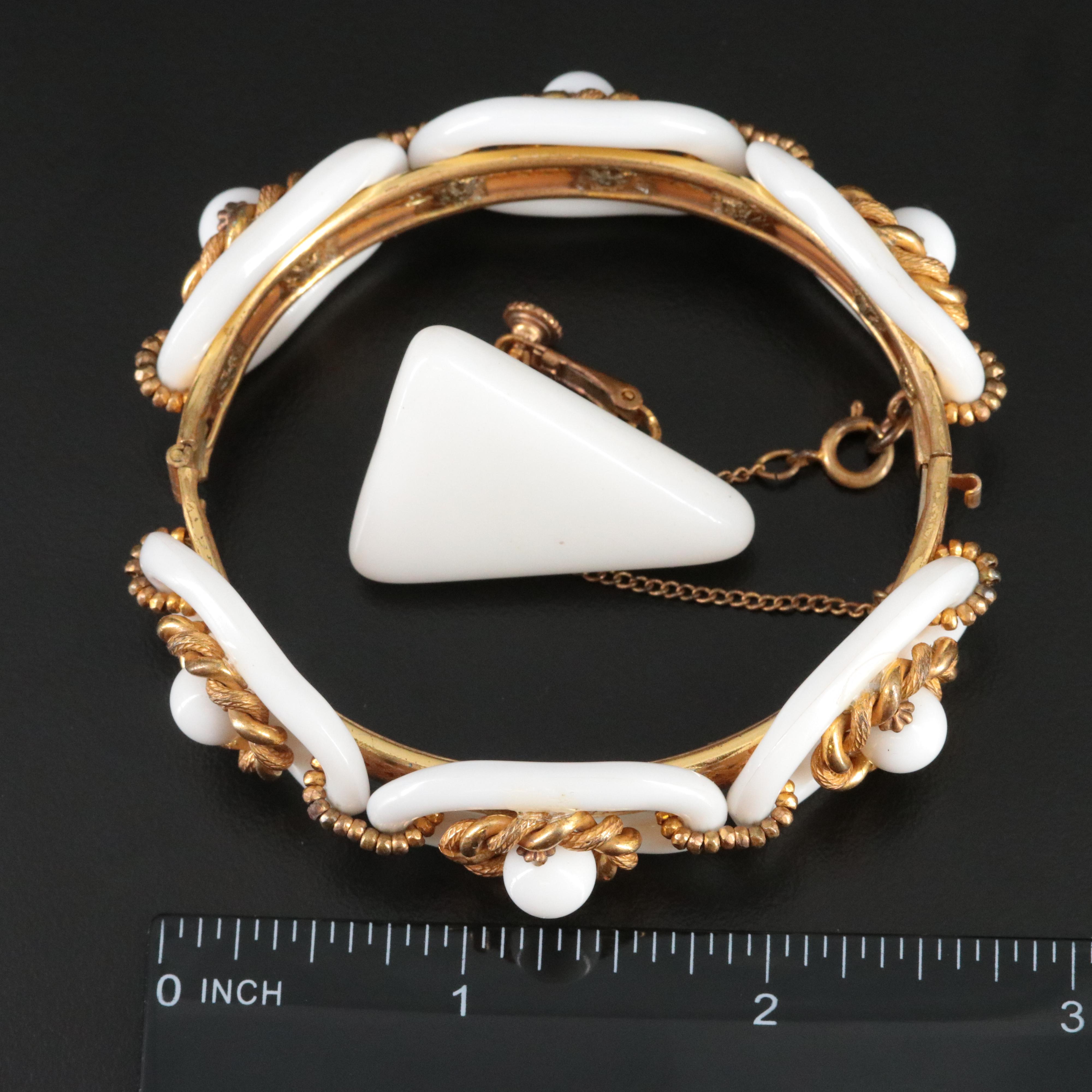 Vintage Miriam Haskell Jewelry Set