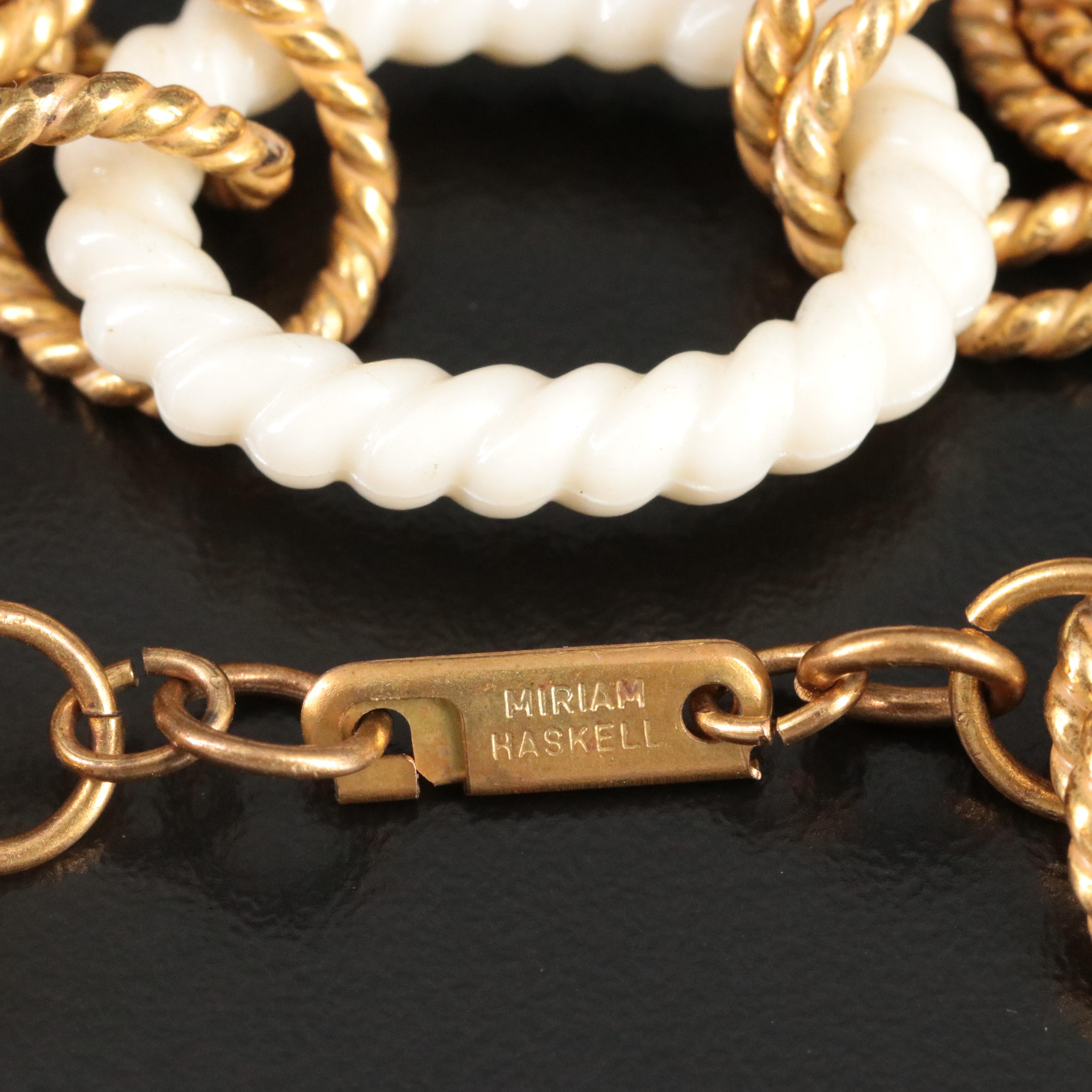 Vintage Miriam Haskell Jewelry Set