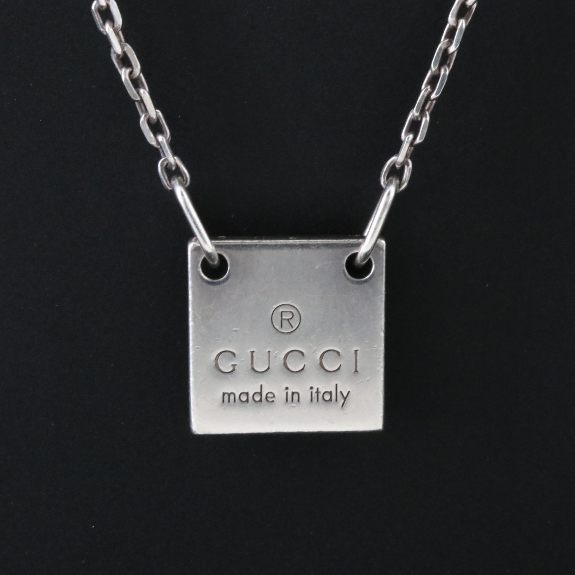 Gucci Square Plate Necklace