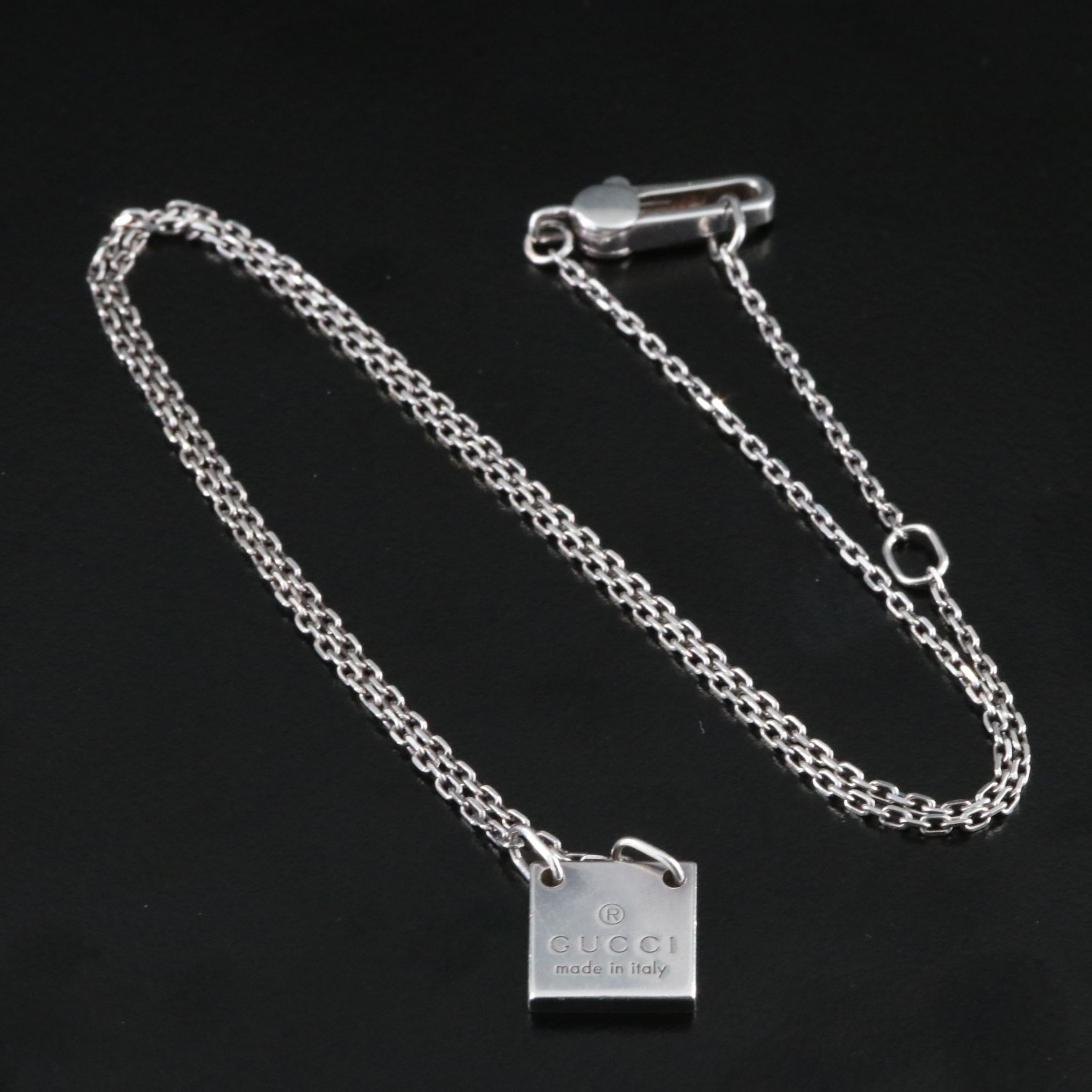 Gucci Square Plate Necklace