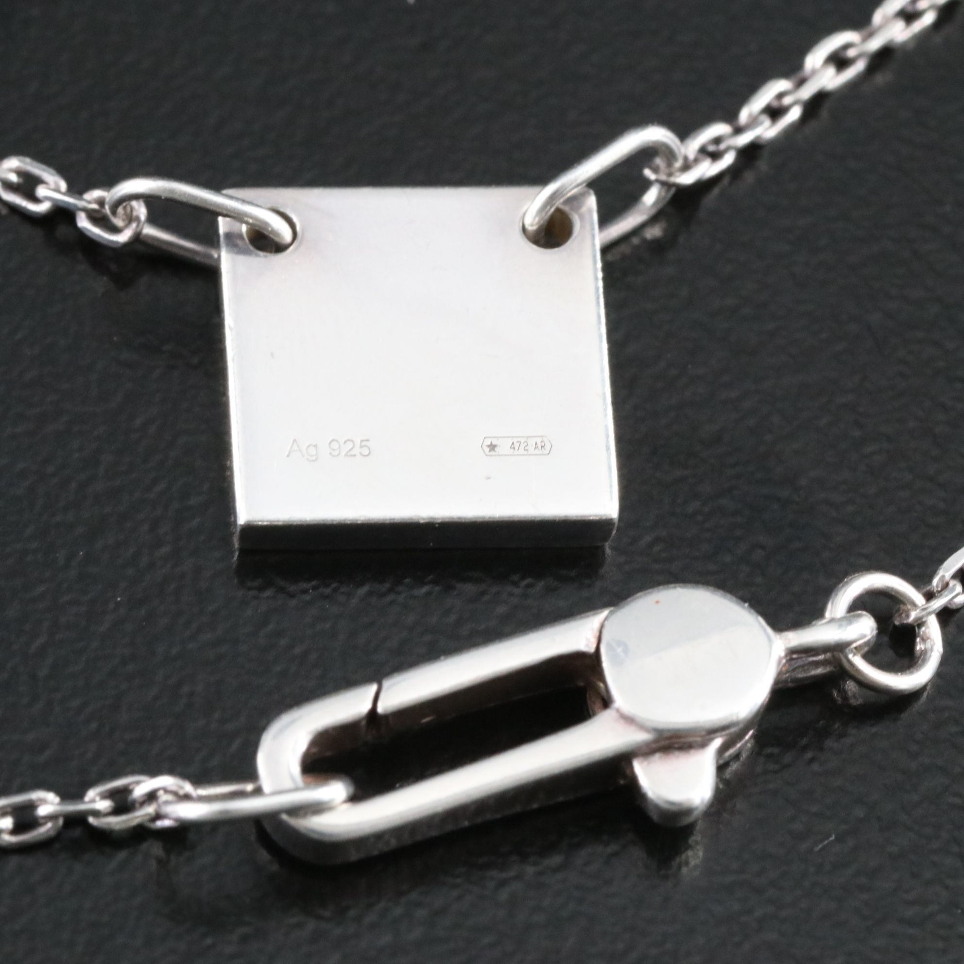 Gucci Square Plate Necklace