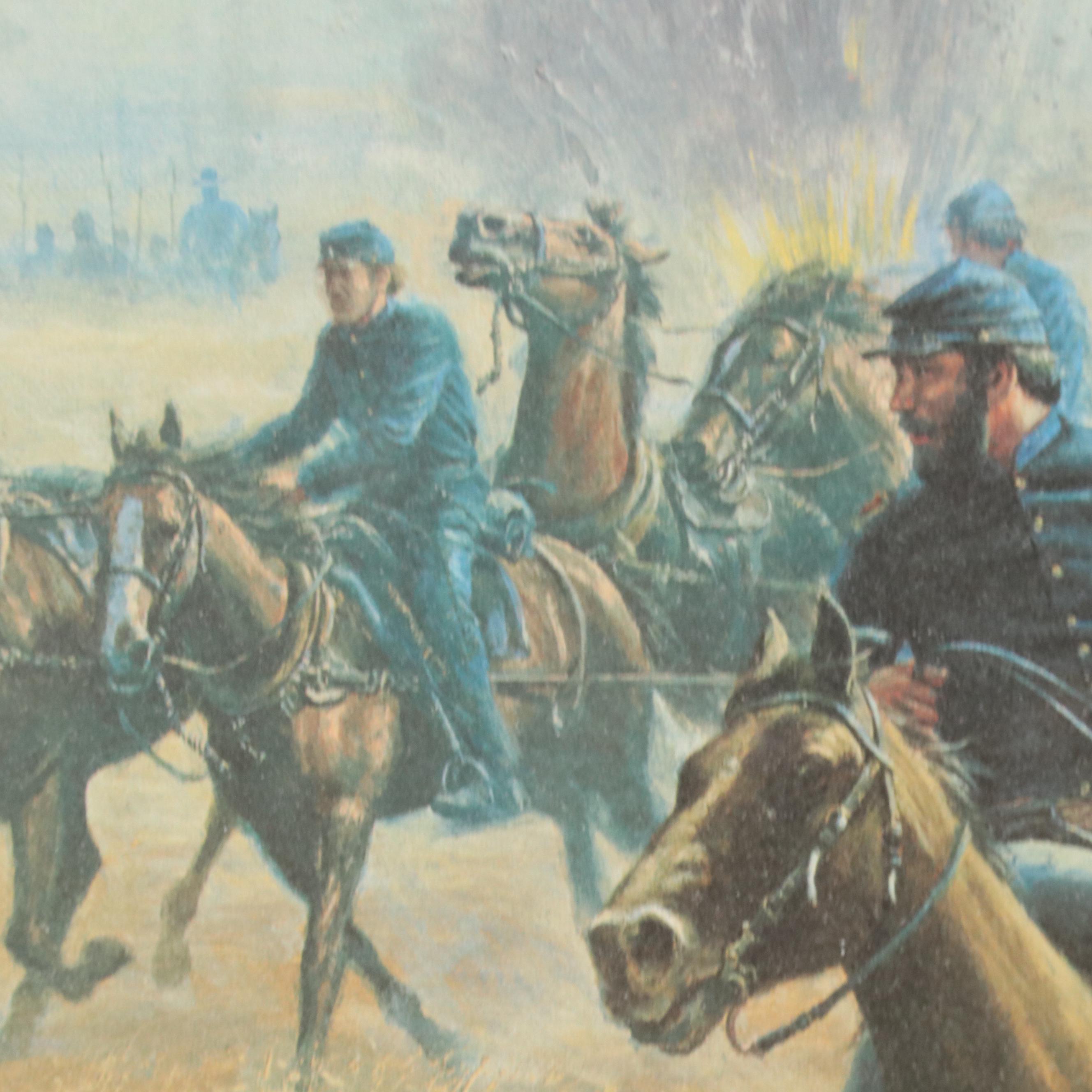 Mort Künstler Offset Lithograph "Dilger at Gettysburg"
