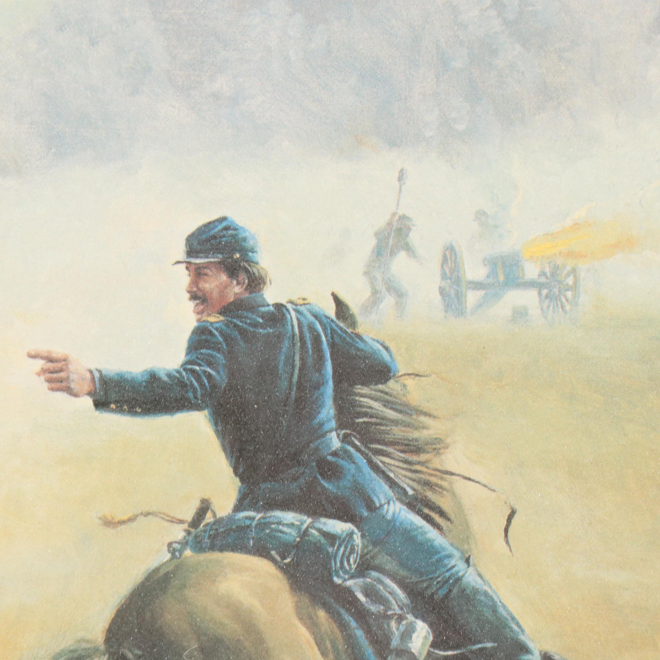 Mort Künstler Offset Lithograph "Dilger at Gettysburg"