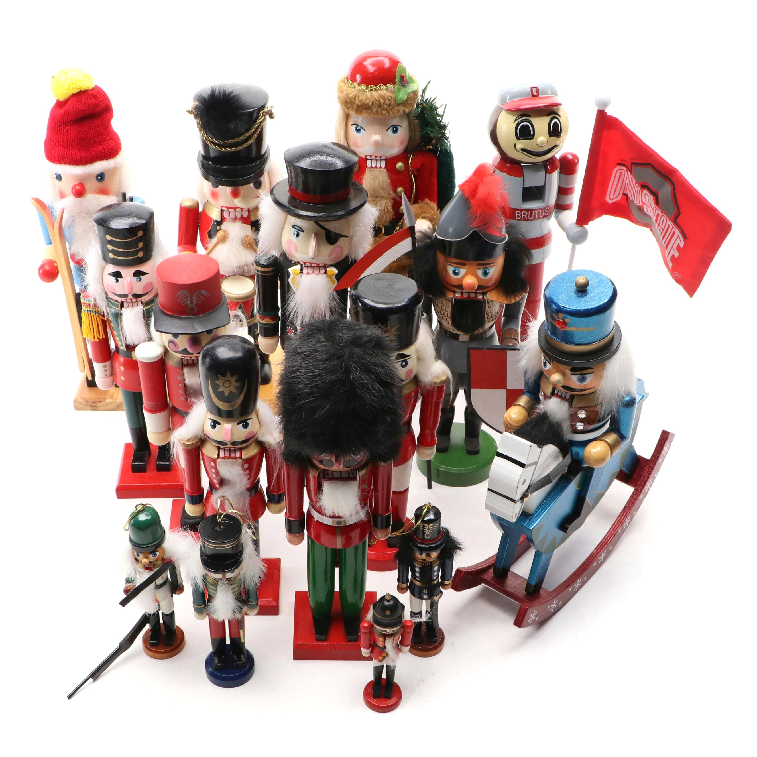 German with Other Wooden Christmas Nutcrackers