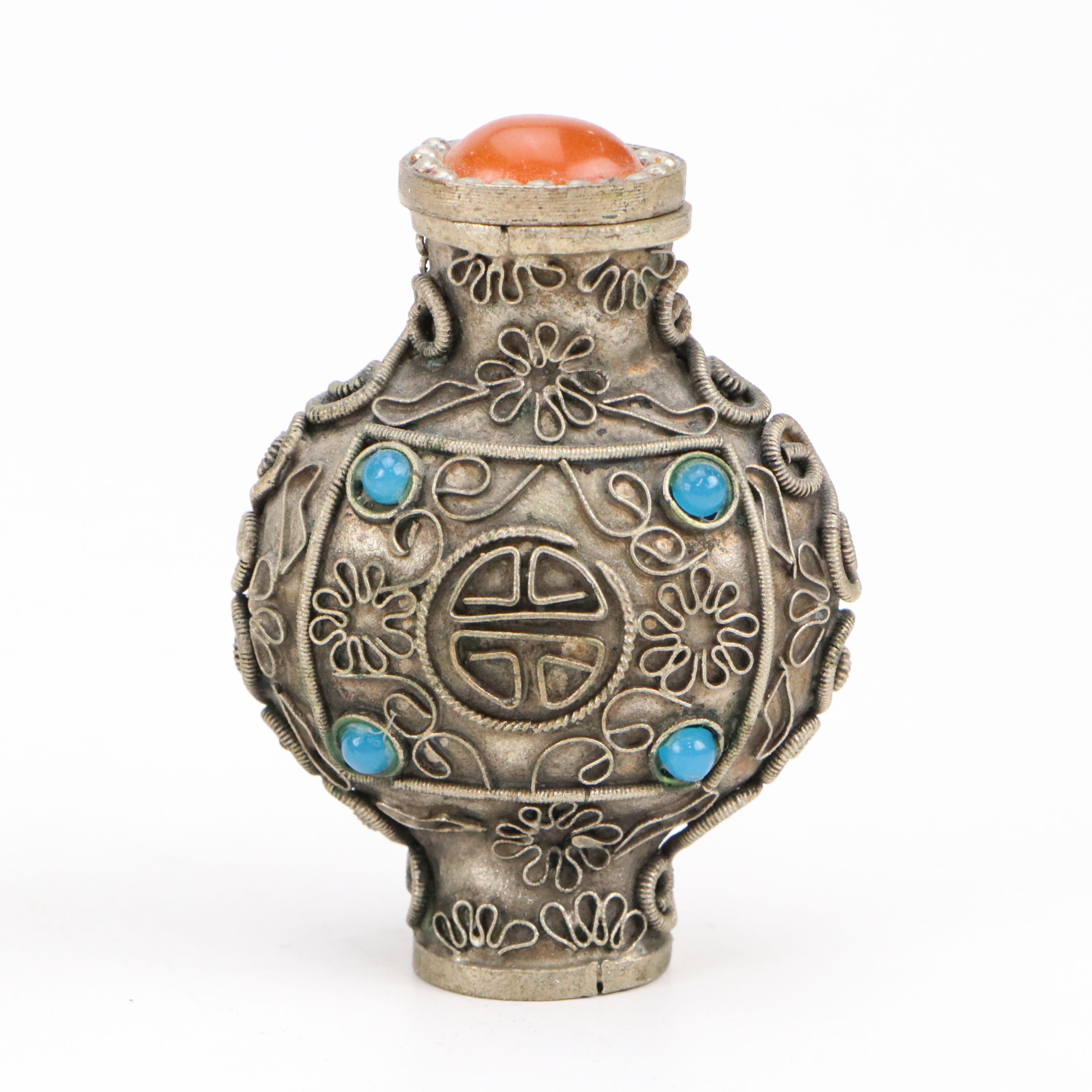 Chinese Case Glass, Metal Wirework and Enameled Snuff Bottles