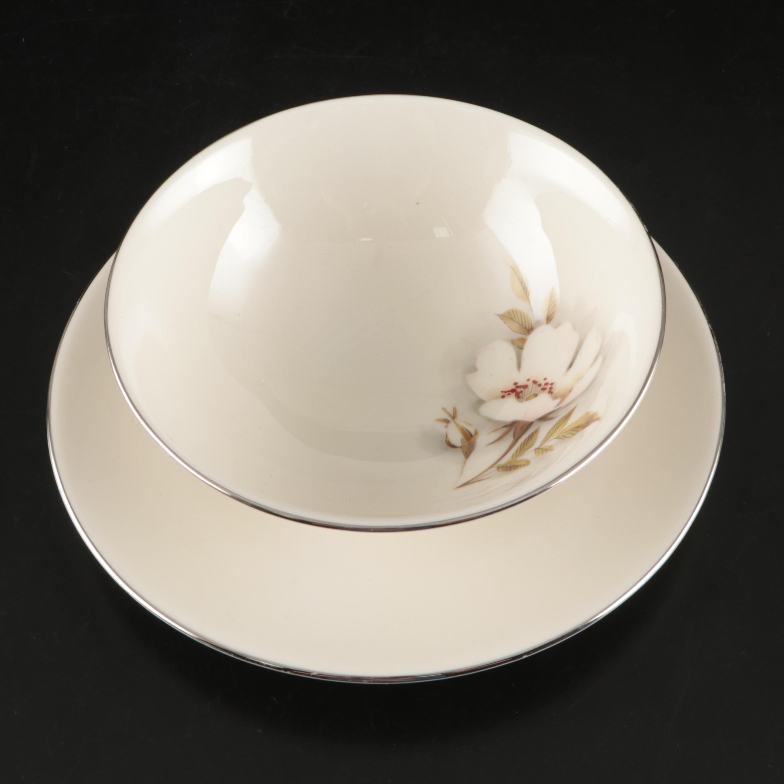 Nancy Prentiss "Ivory Rose" Porcelain Dinnerware and Serving Pieces