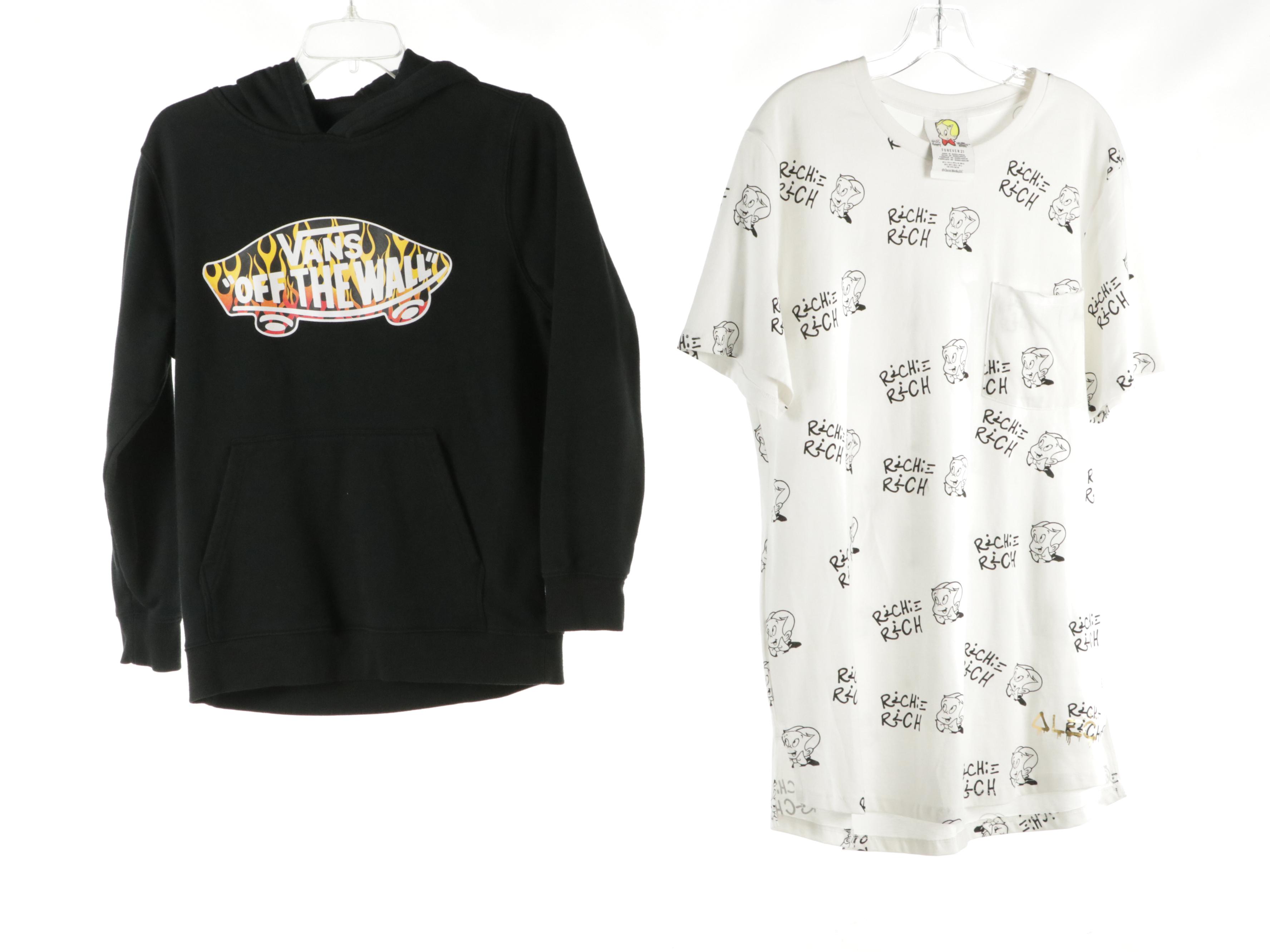 Vans and Daily Bread Hoodies with Grateful Dead and Other T-Shirts