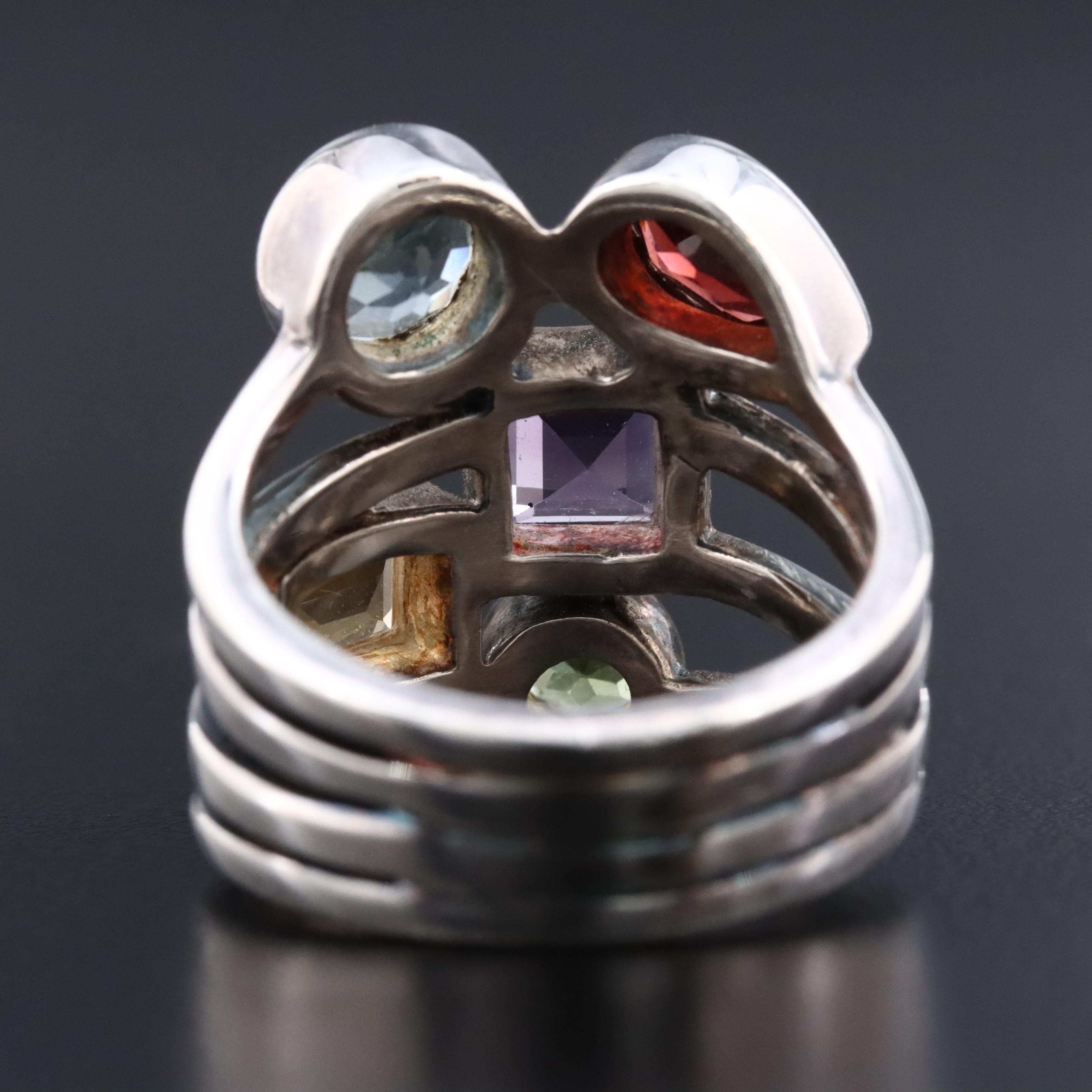 Sterling Gemstone Ring
