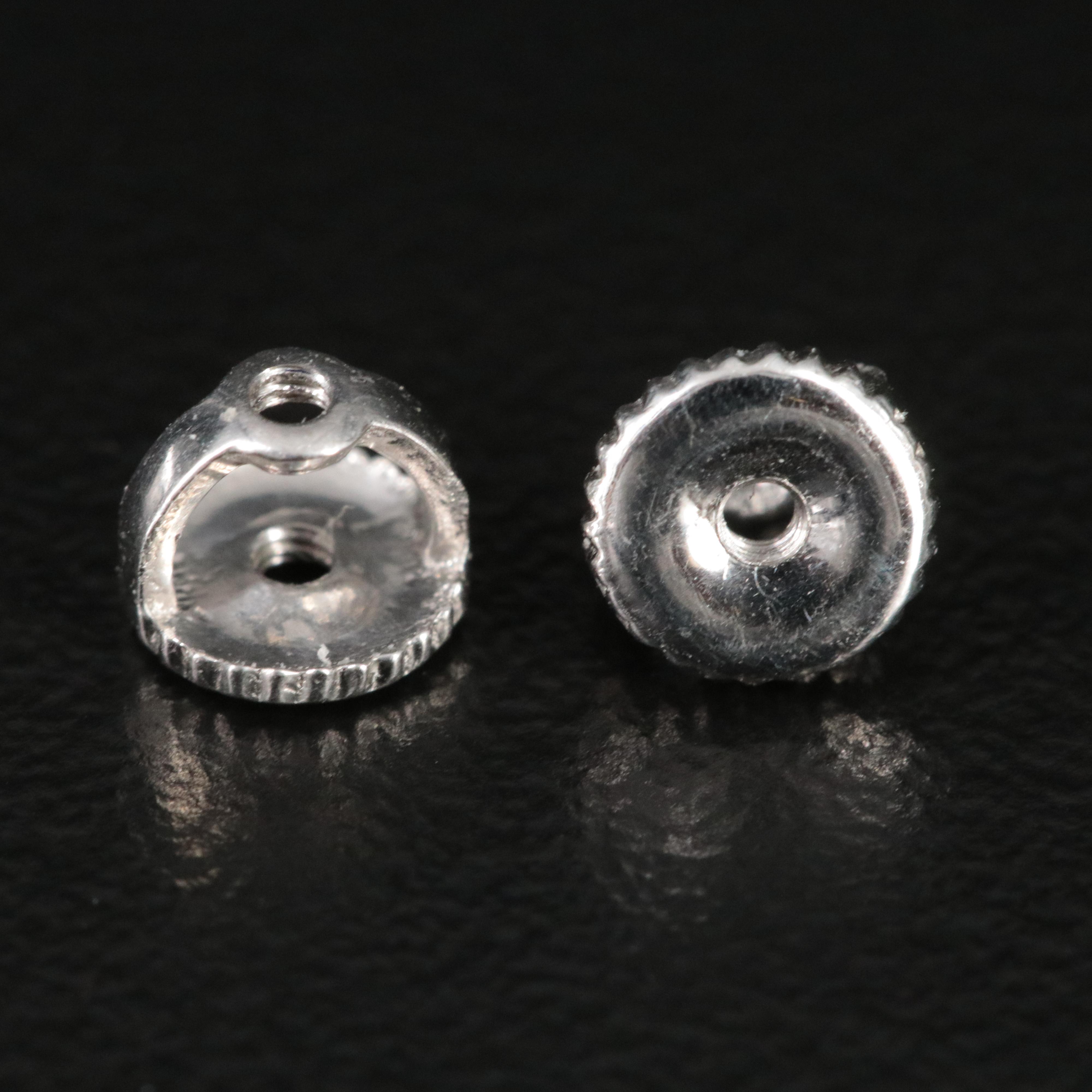 Platinum 3.46 CTW Lab Grown Diamond Stud Earrings with IGI Report