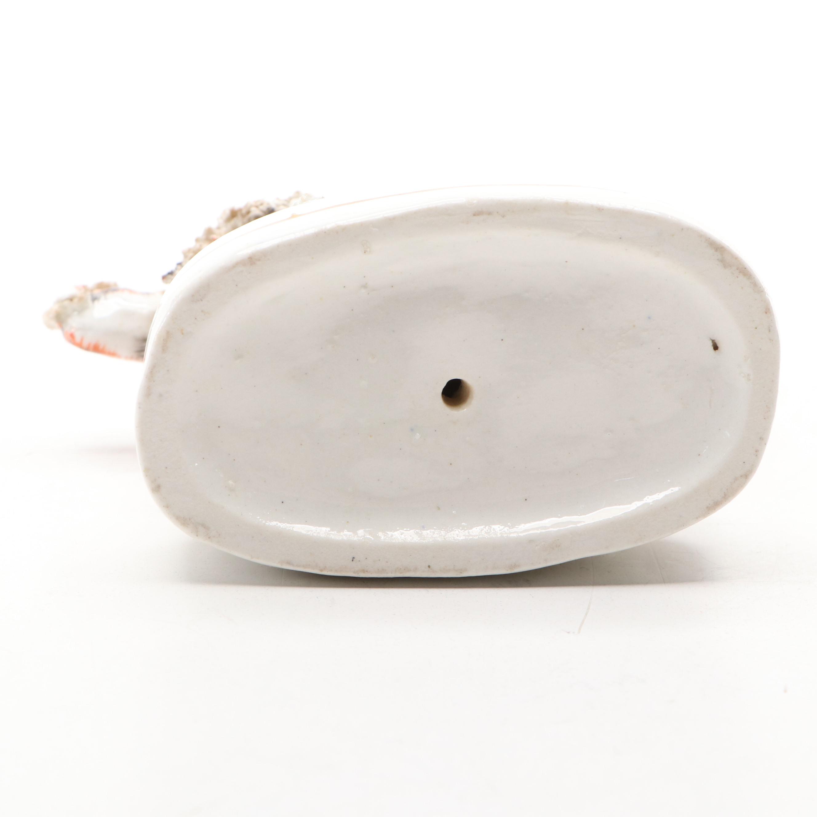 Staffordshire Children Riding Goats Figurines, 19th Century