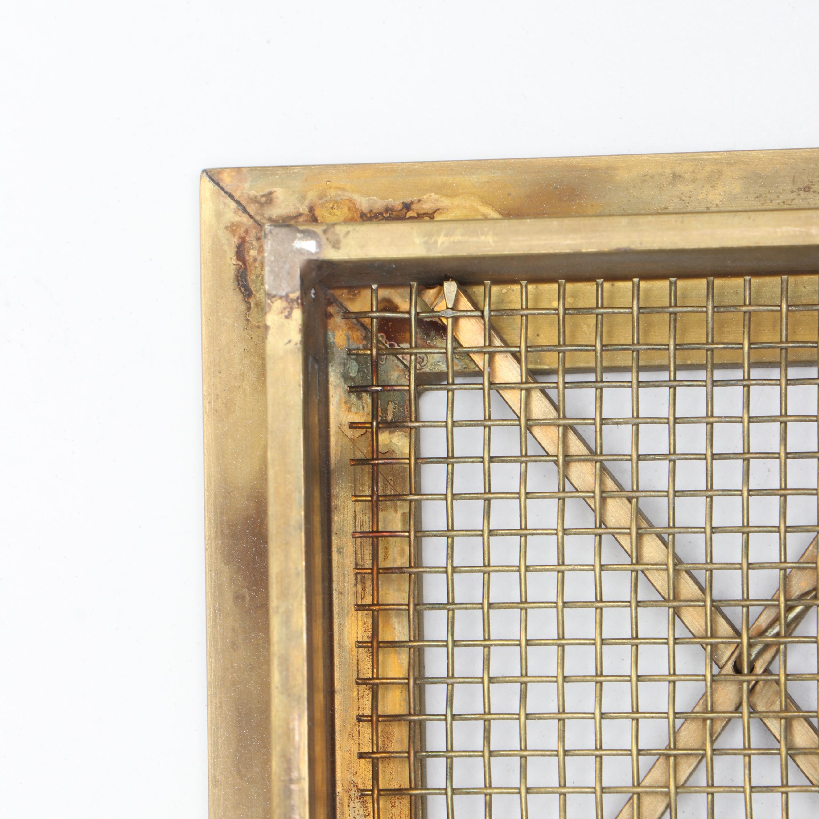 Brushed Brass Finish Vent Covers in Assorted Sizes