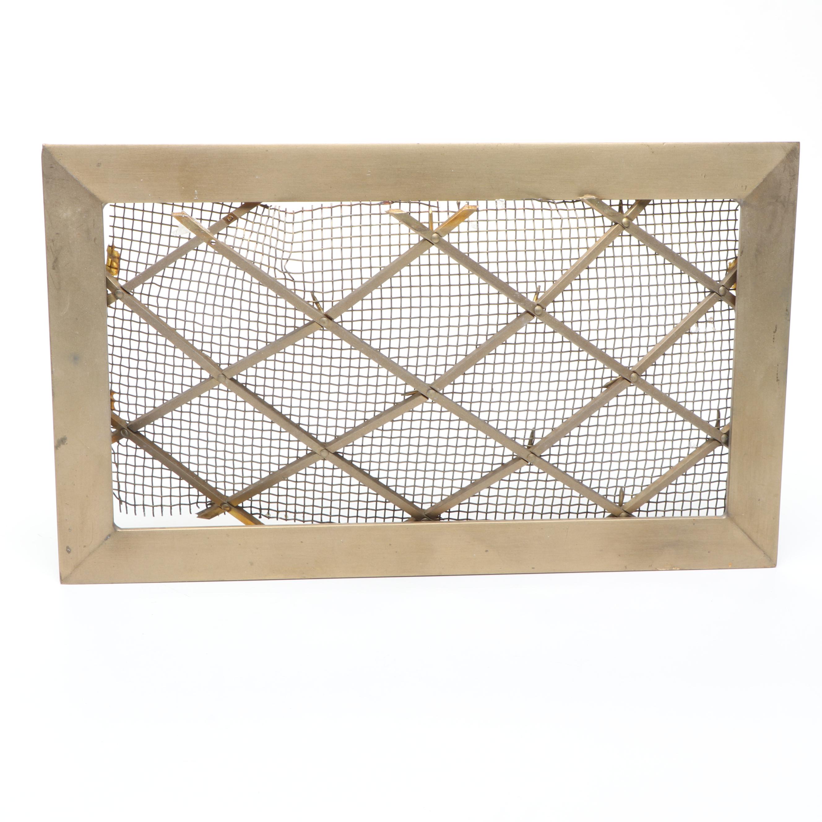 Brushed Brass Finish Vent Covers in Assorted Sizes