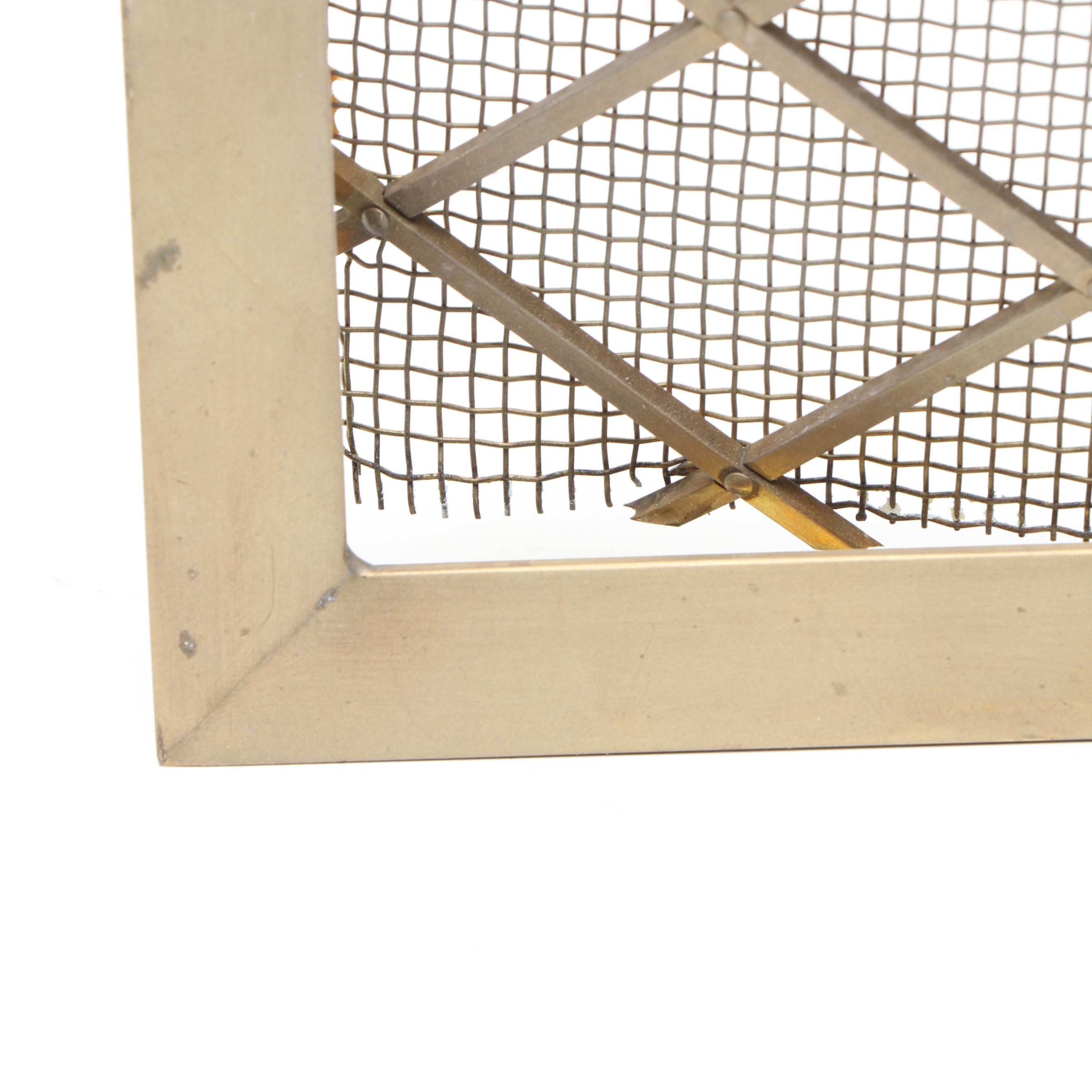 Brushed Brass Finish Vent Covers in Assorted Sizes