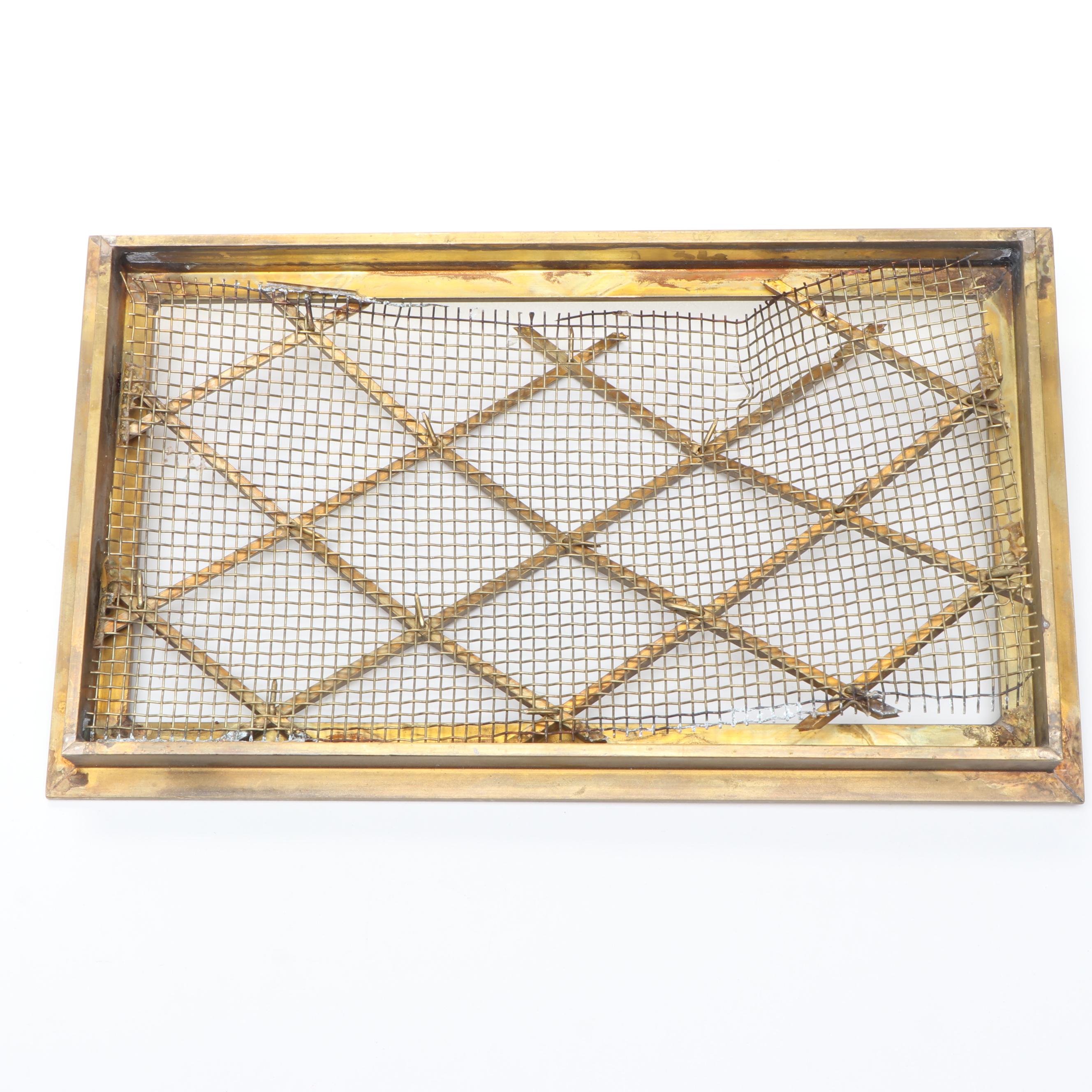 Brushed Brass Finish Vent Covers in Assorted Sizes