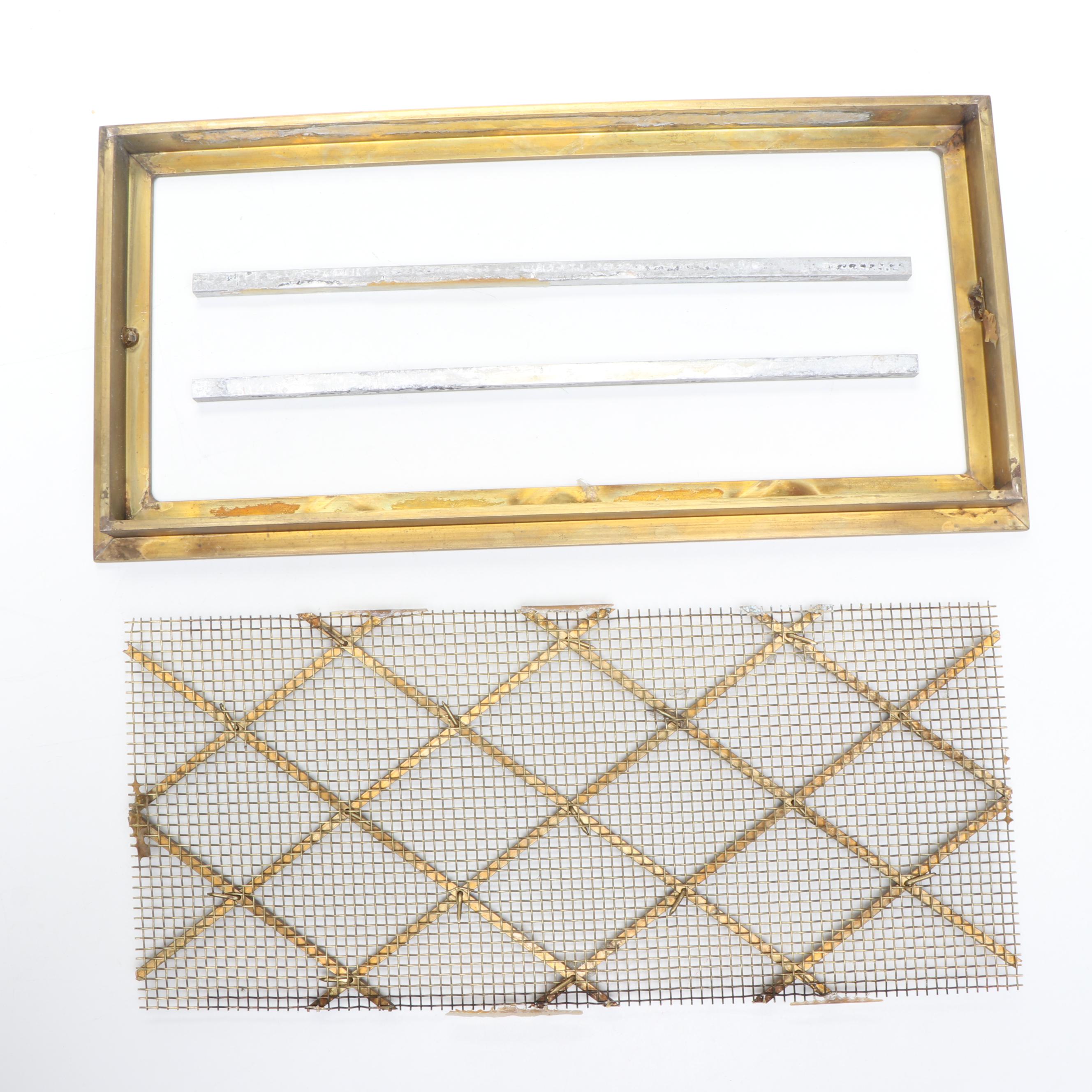 Brushed Brass Finish Vent Covers in Assorted Sizes