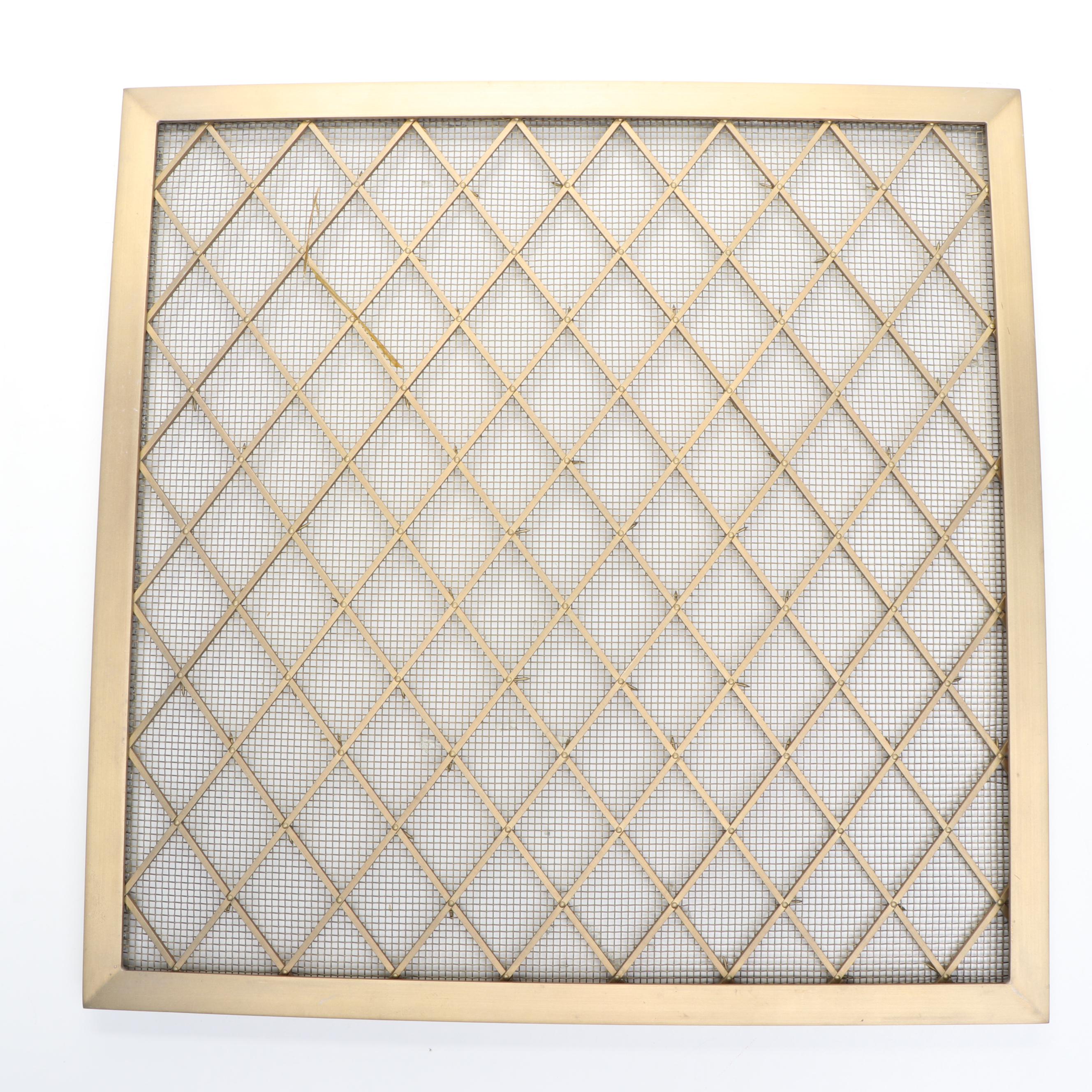 Brushed Brass Finish Vent Covers in Assorted Sizes