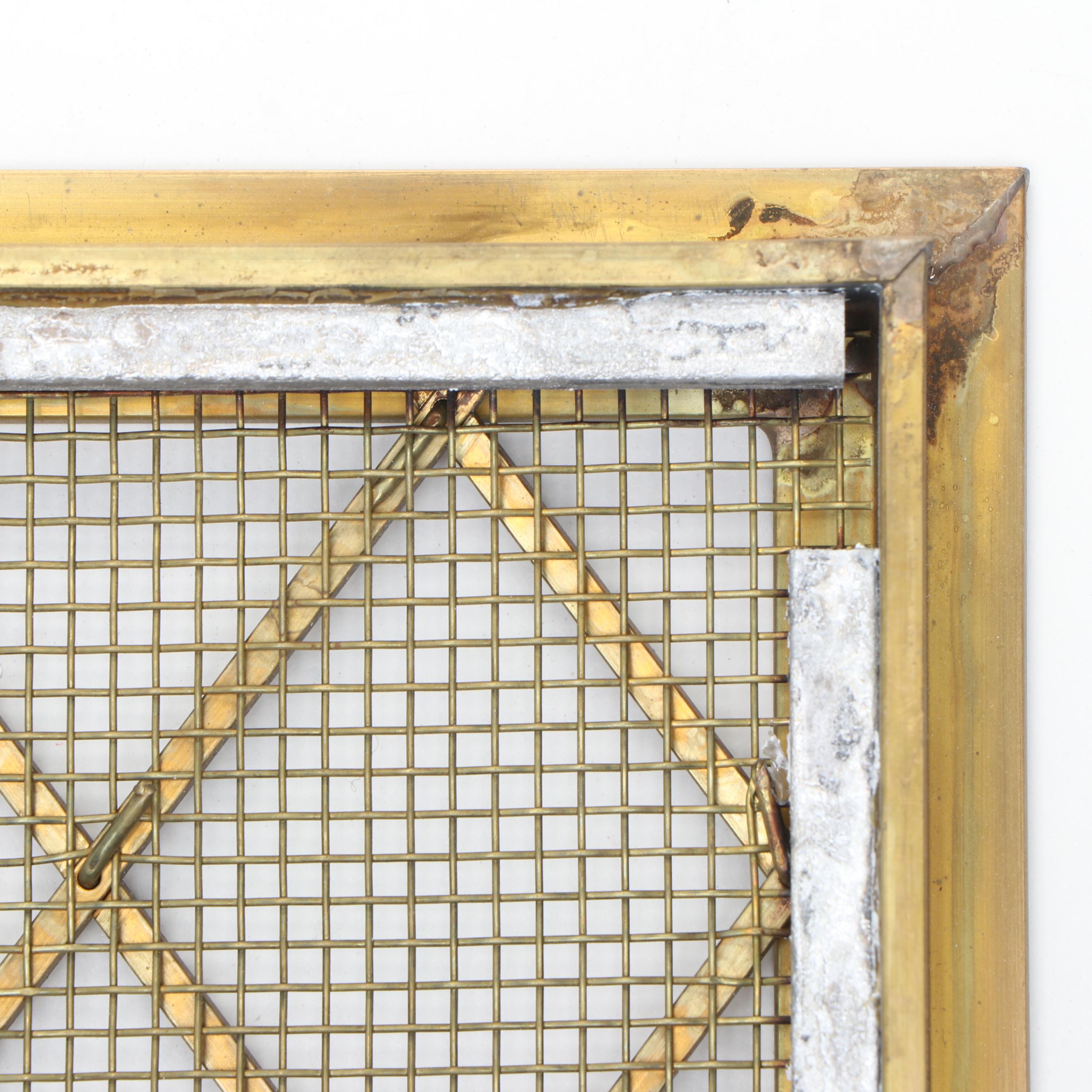 Brushed Brass Finish Vent Covers in Assorted Sizes