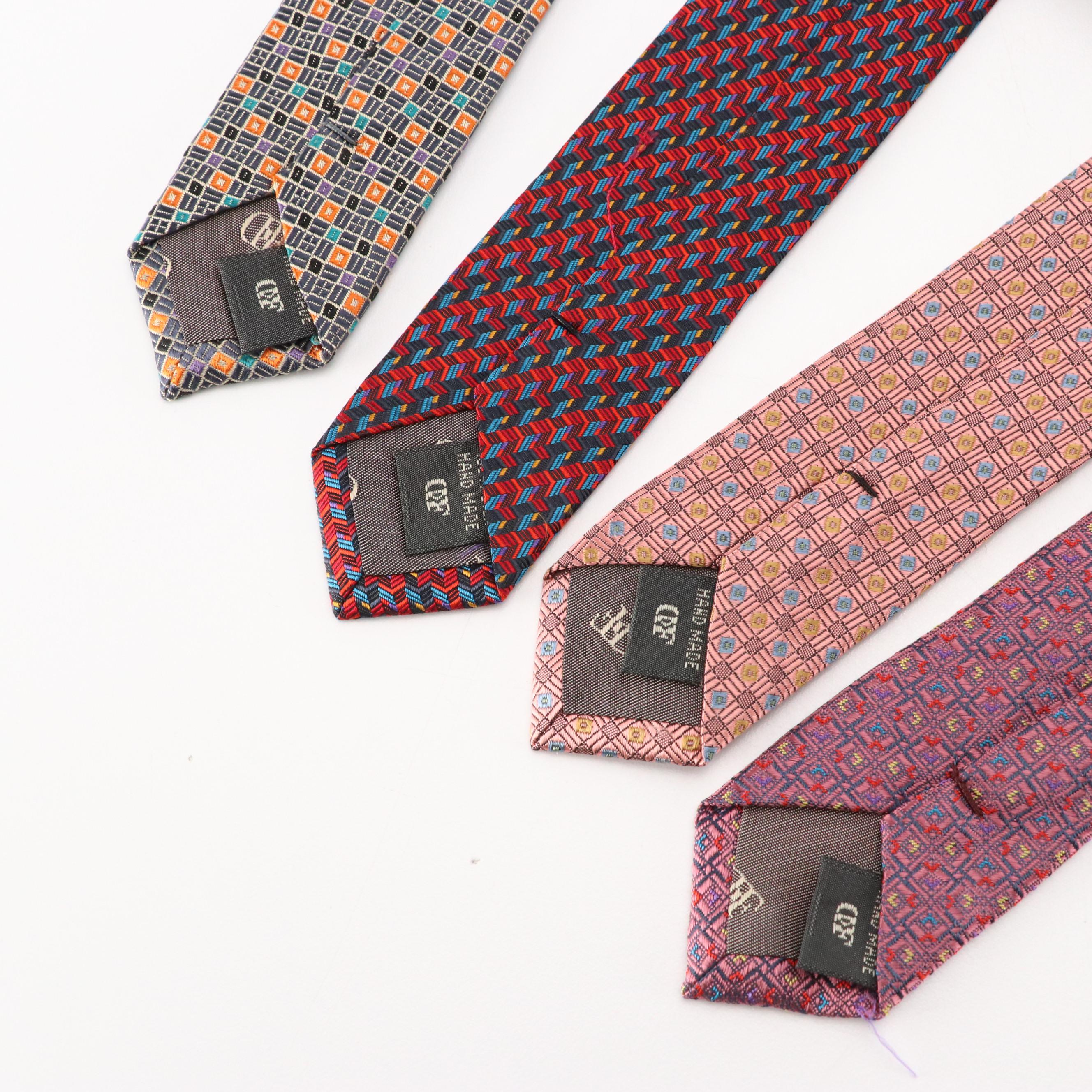 Daniel De Fasson Silk Printed Neckties