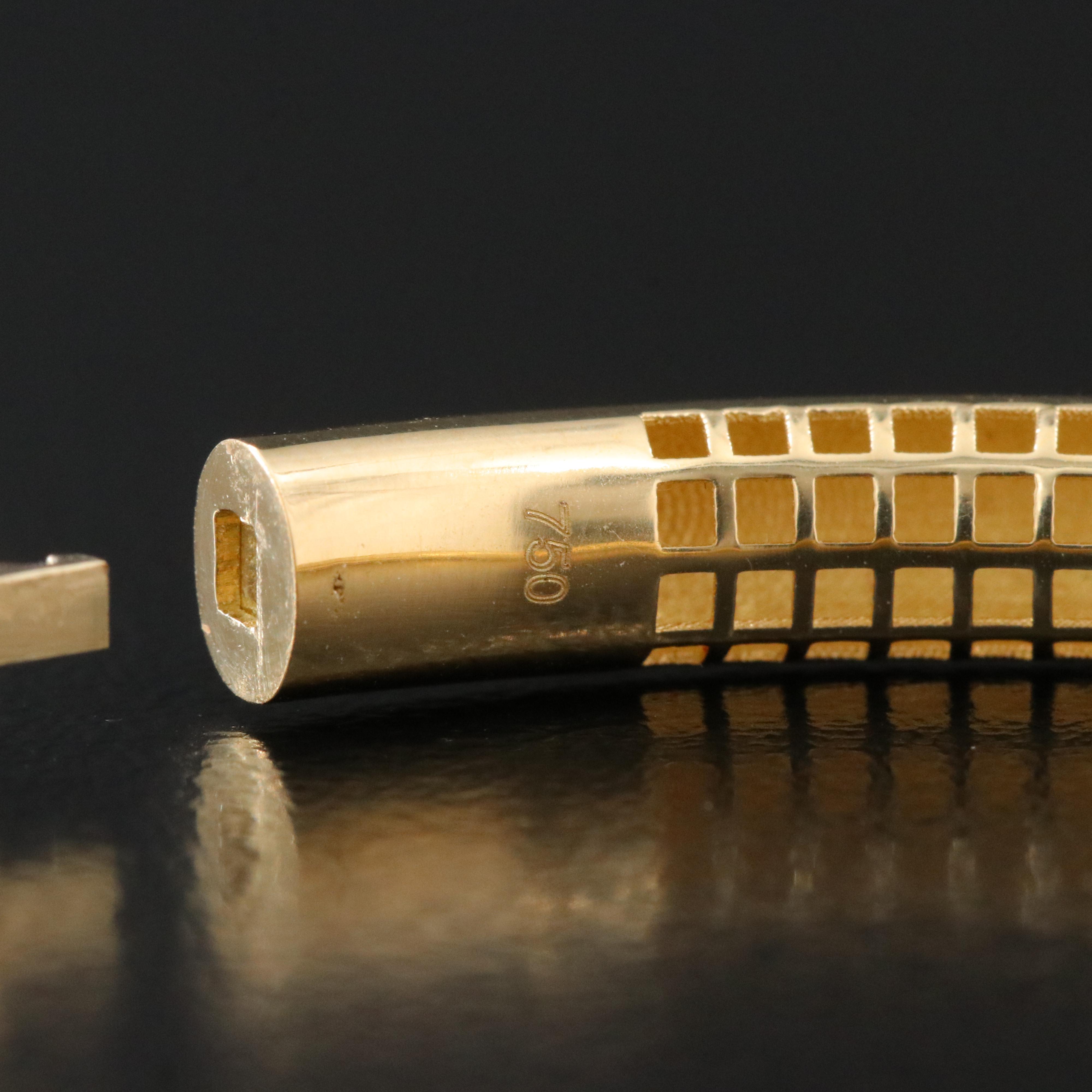 18K 0.81 CTW Diamond Bangle